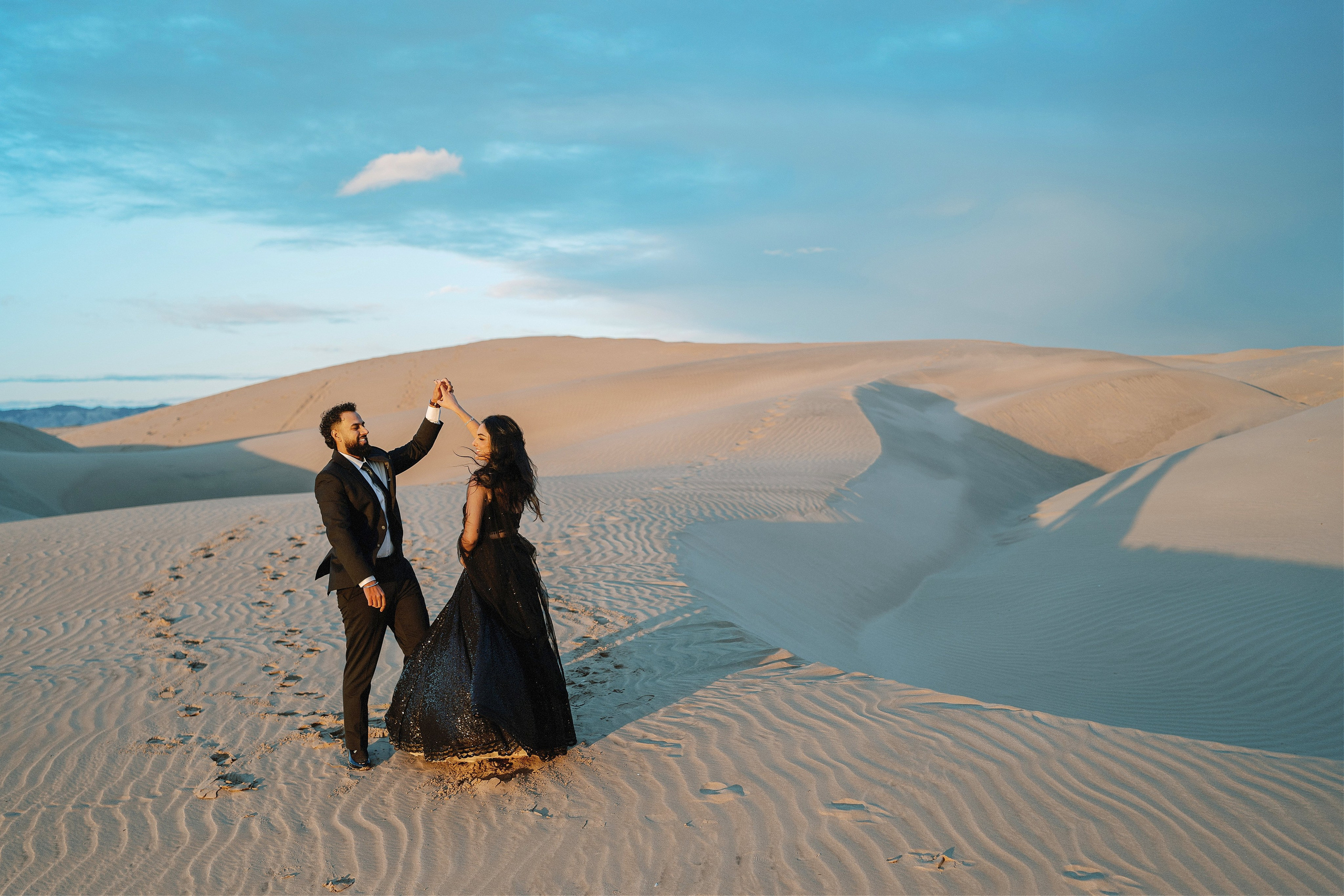 Elopement at Pismo Beach Sand Dunes, California. Wedding Photography & Videography Team in California, Los Angeles, San Francisco, San Diego and Travel
