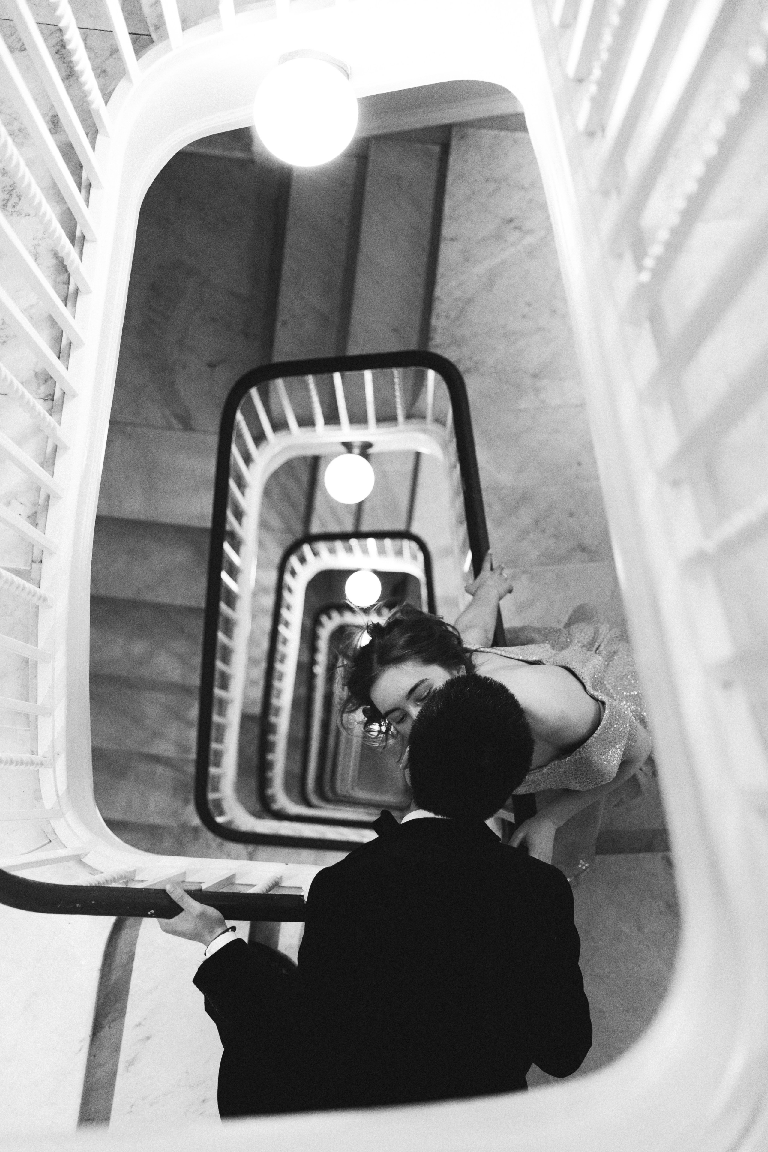 Engagement Session In Boston Athenaeum