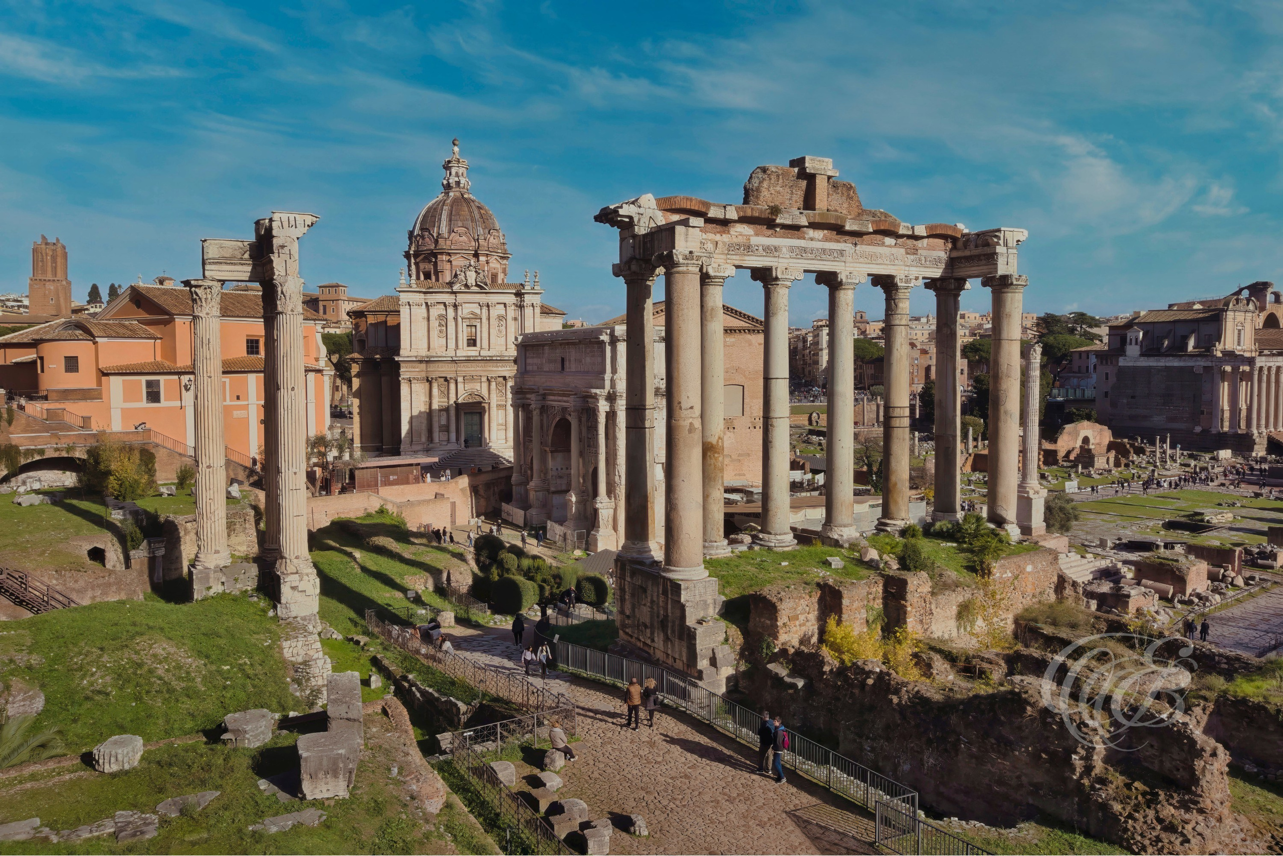 ITALY PHOTOGRAPHY — The Roman Forum at Sunset — The Roman Forum at sunset, preserving the monumental heart of Ancient Rome and the legacy of one of history's greatest civilizations, Rome, Italy — Eduardo Bartoli Photography.