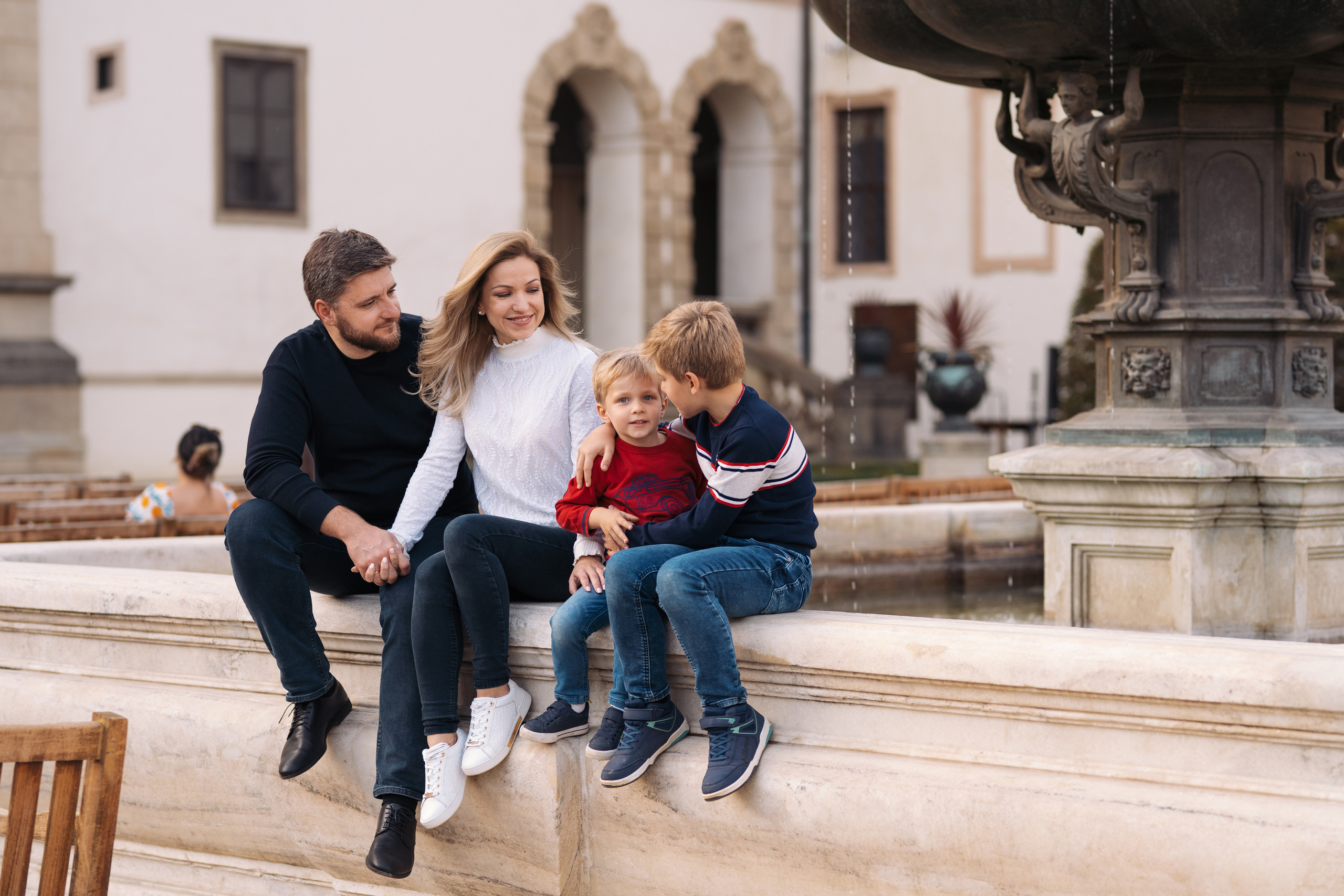Fotógrafo de retratos familiares en Madrid. Fotógrafo en Madrid, España. Alyona Belyaninova