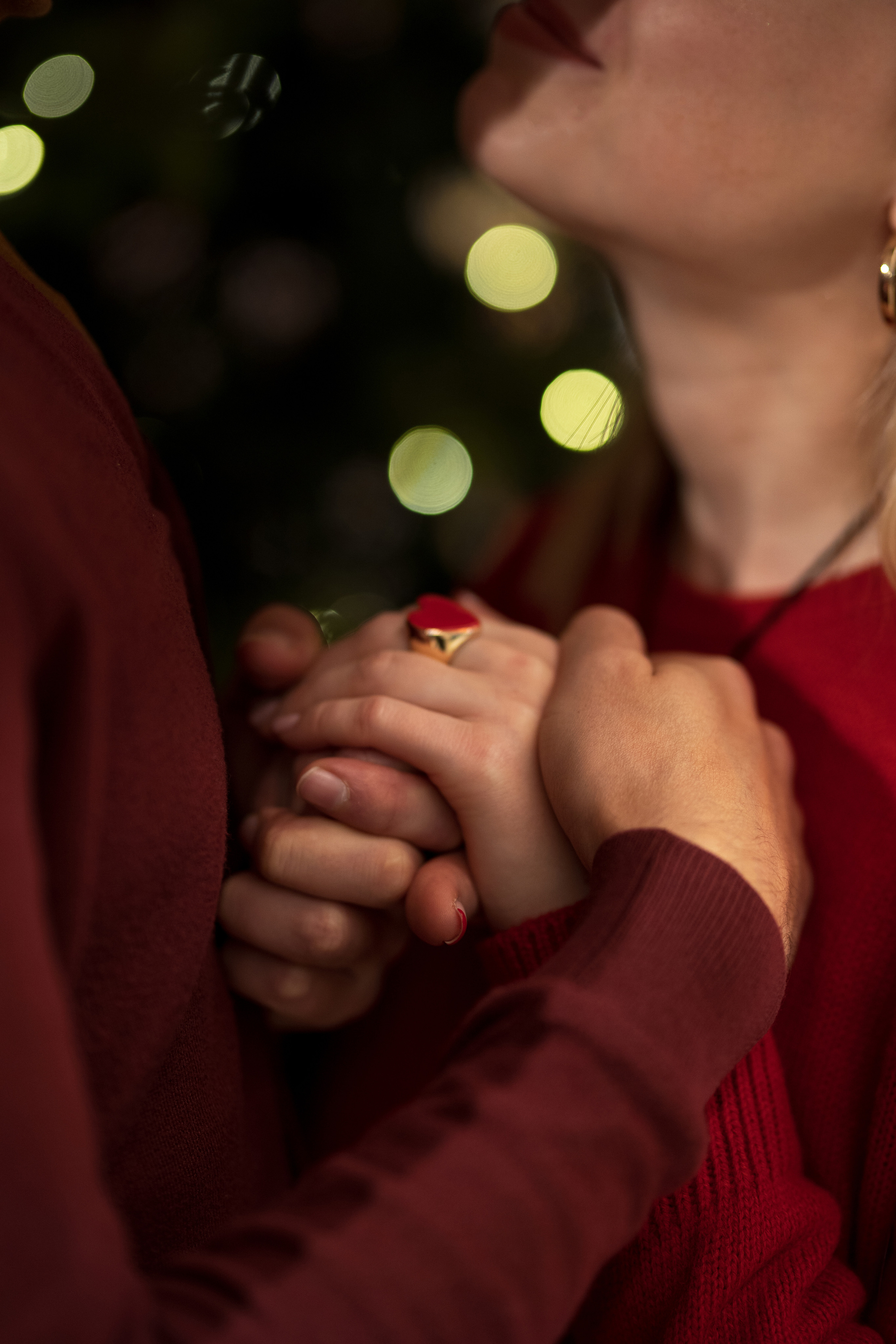 Christmas couple photo shooting Madrid. Photographer in Madrid, Spain. Alyona Belyaninova