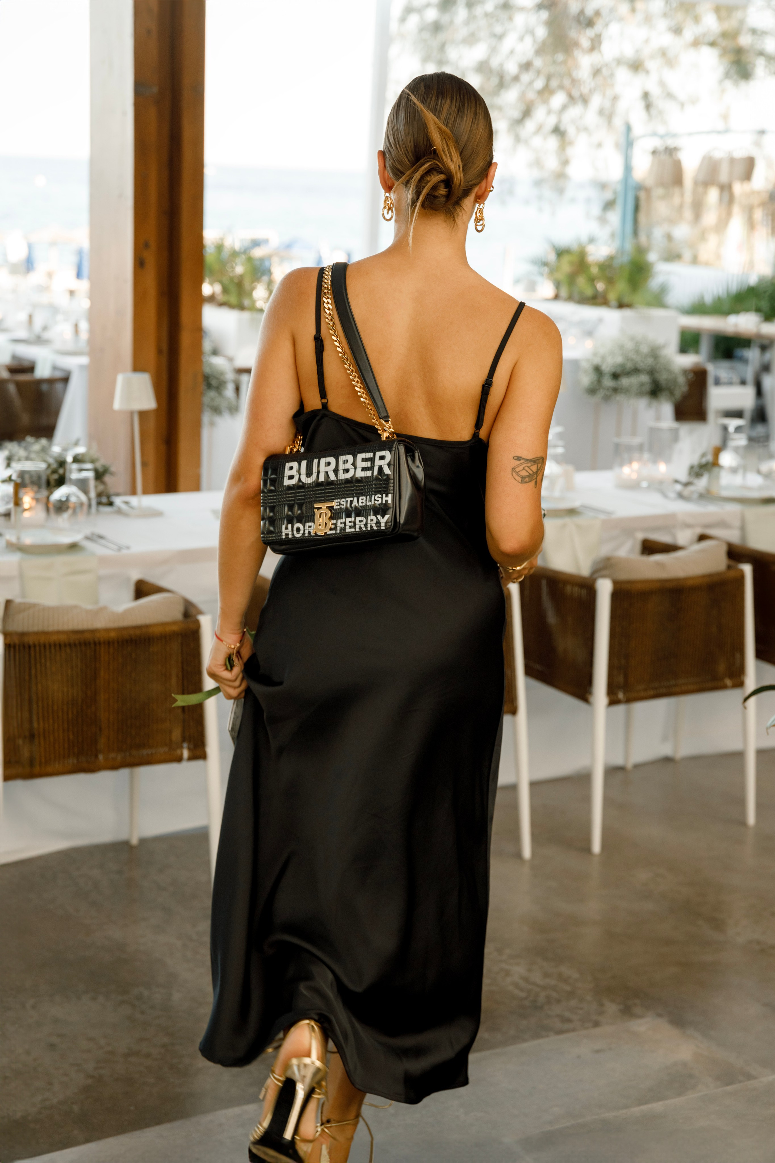 Wedding guests in Lithuanian wedding. Rhodes Greece