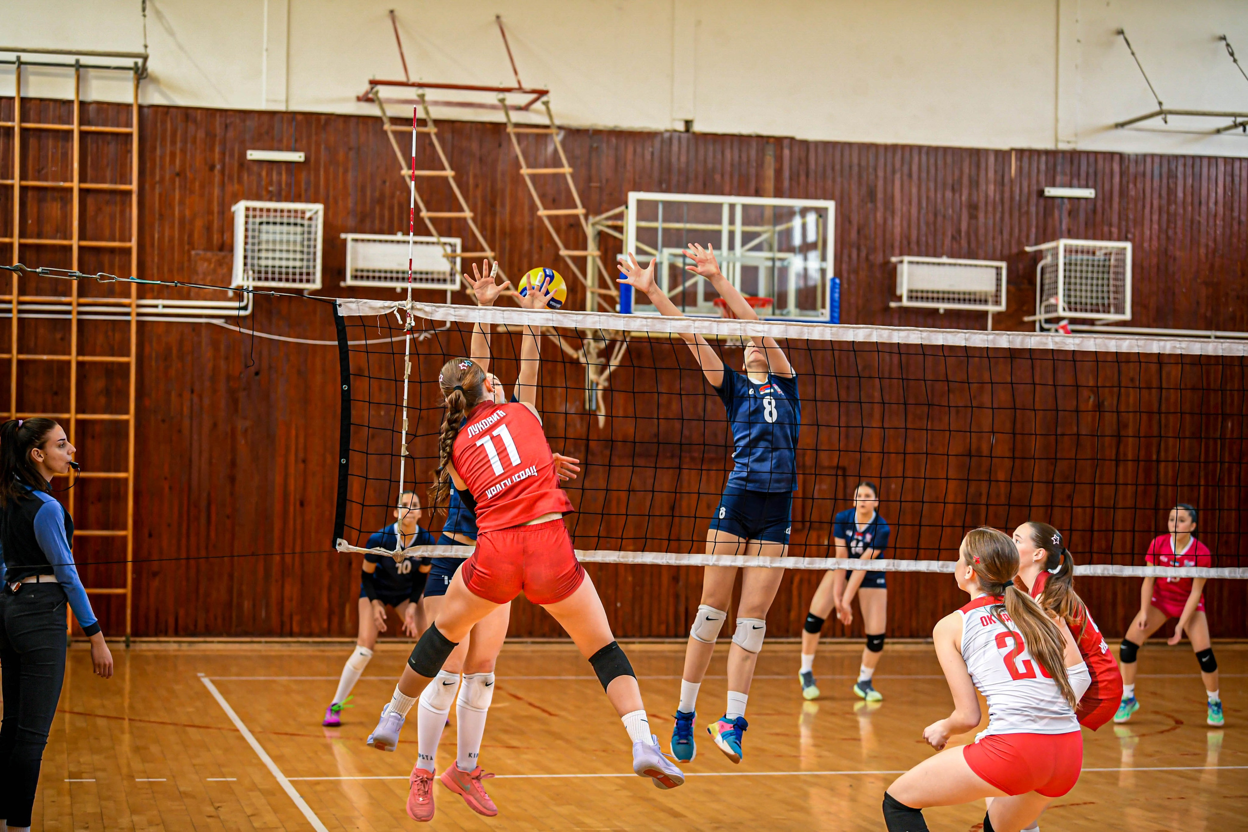 Odbojka 22.03.  Radnicki KG — BlockVolley JAG. Foto Simic Jagodina