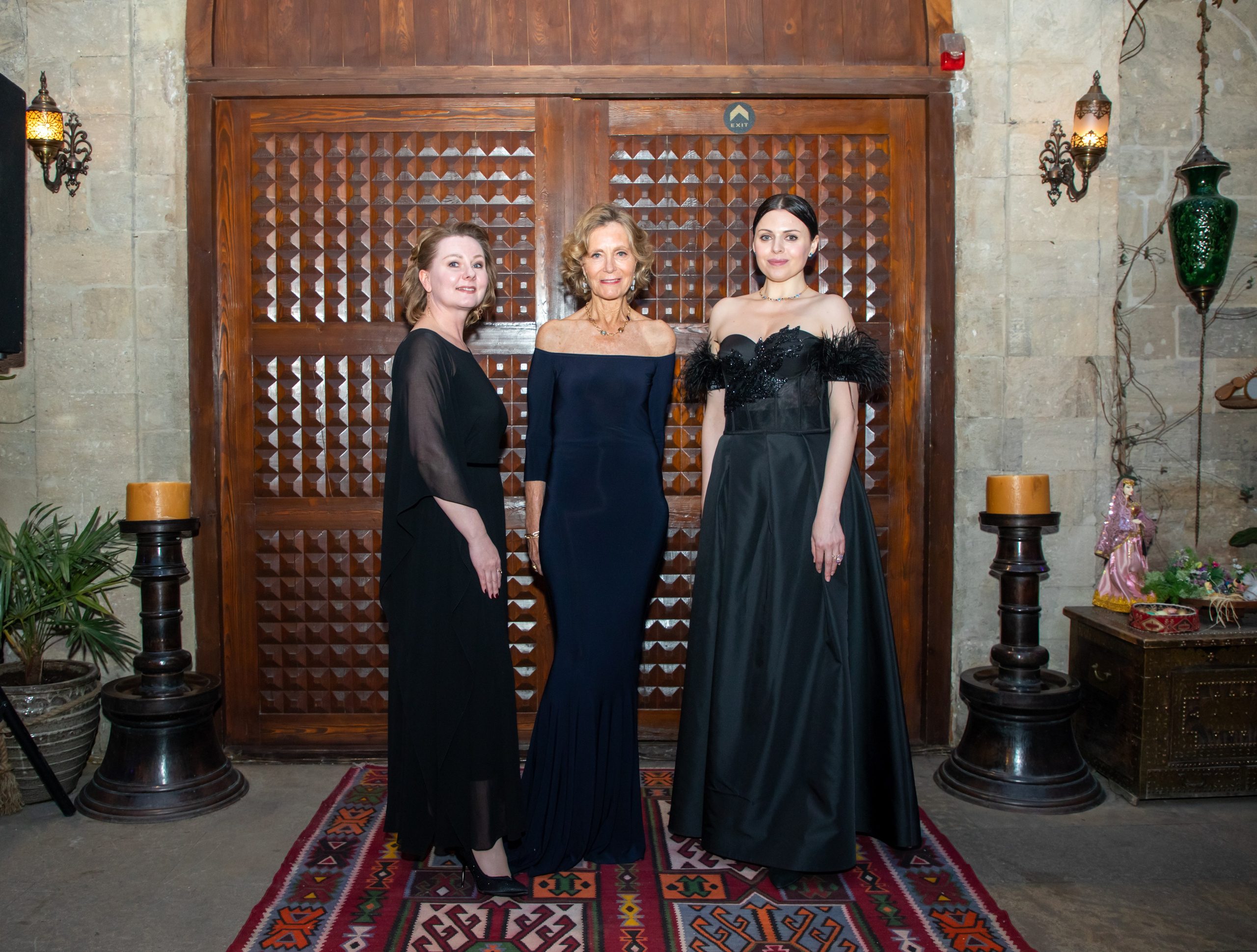 Gala-Dinner with the French Countess, the main etiquette expert Marie de Tilly. Baku Photographer