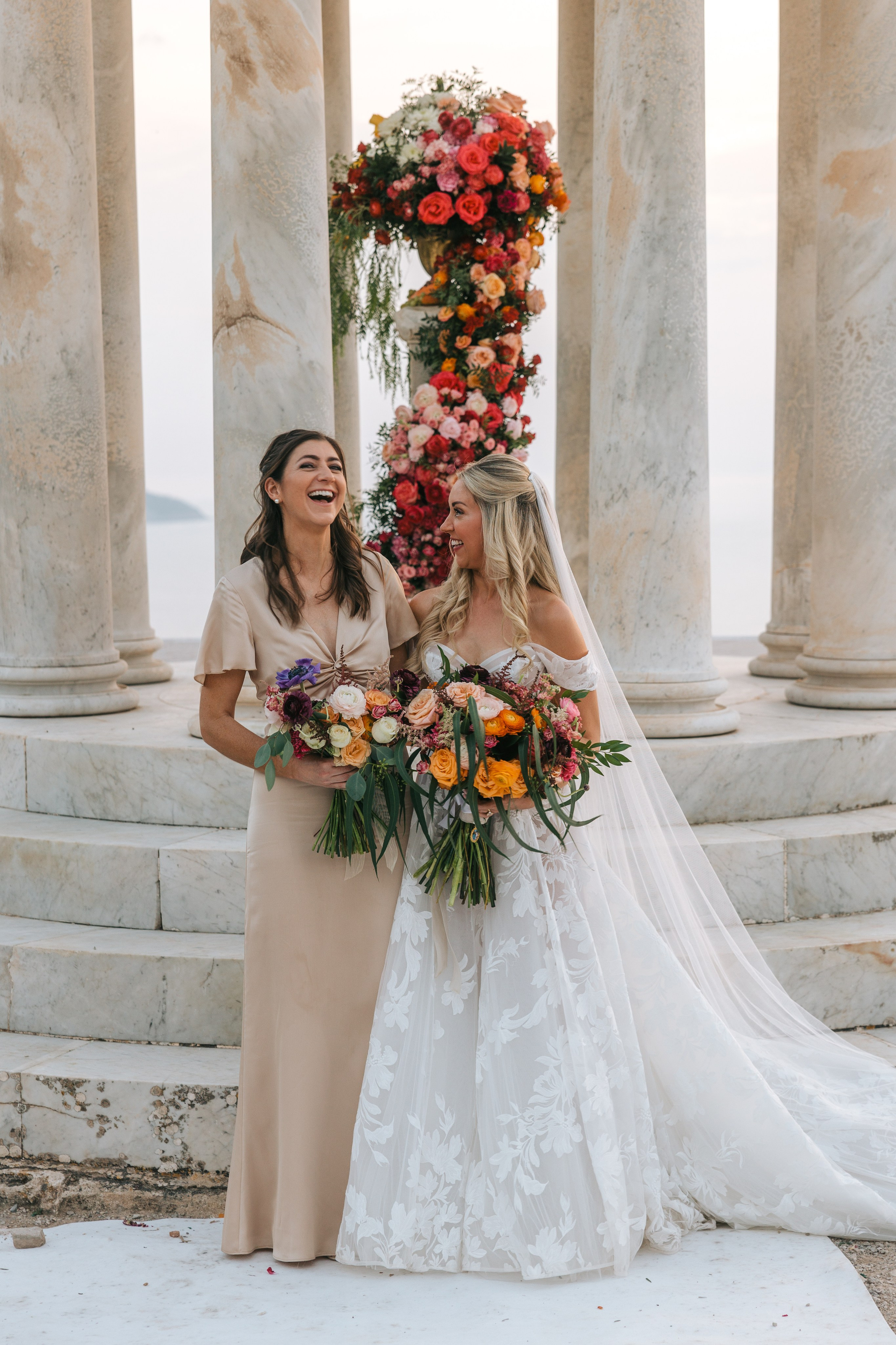 Mallorca venue Son Marroig for this LA Wedding Ceremony. Wedding Celebrant in Mallorca Iban Collin