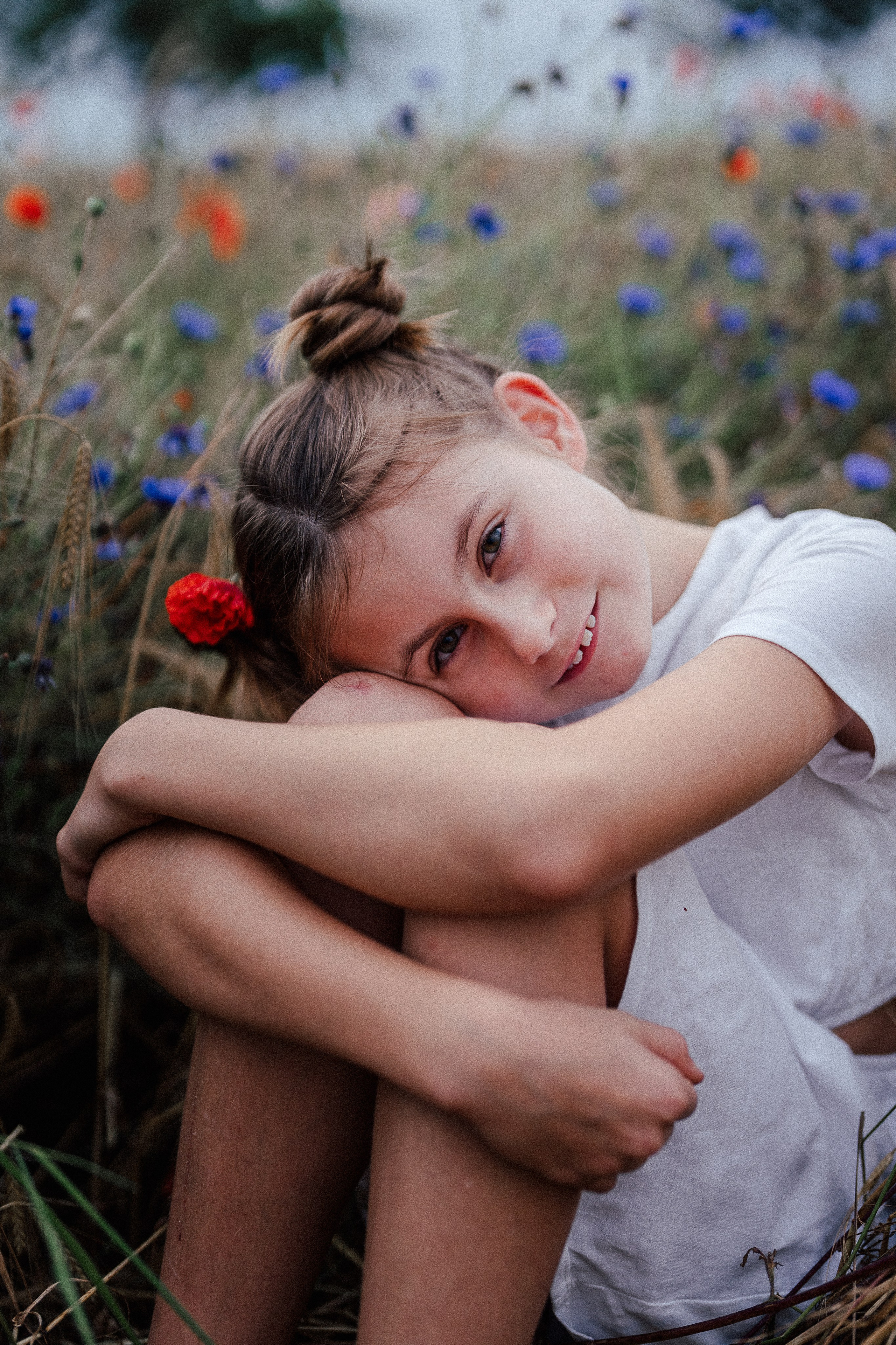 Poppy flowers. Familien, Portrait und Konzeptualfotografie in Genf, Schweiz