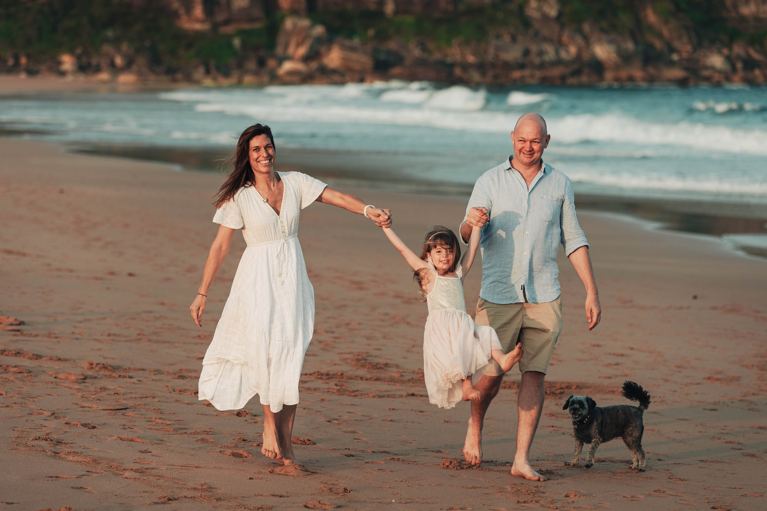 Kat + Andrew + Bella + Roxie. True Story Photography