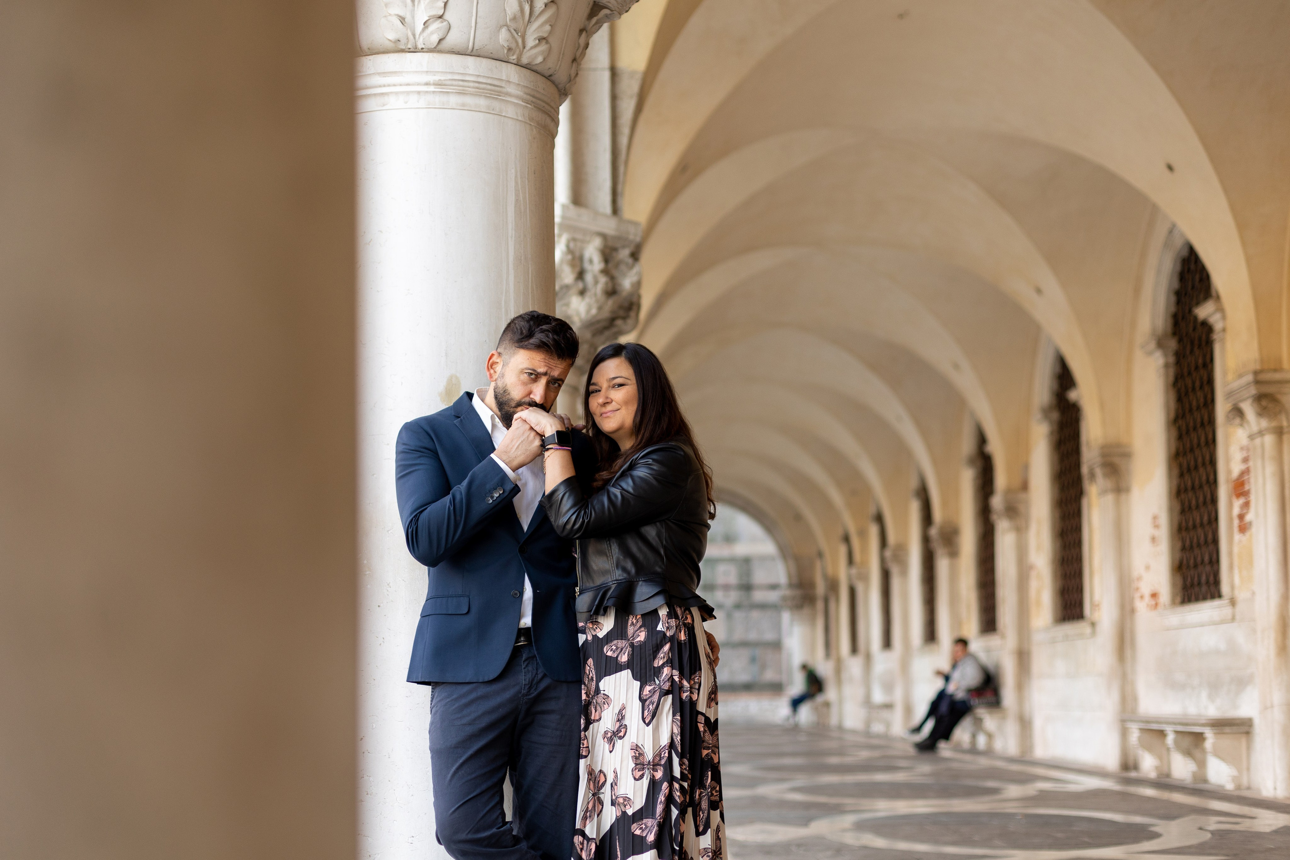 Margo and Vincenzo at dawn in Venice