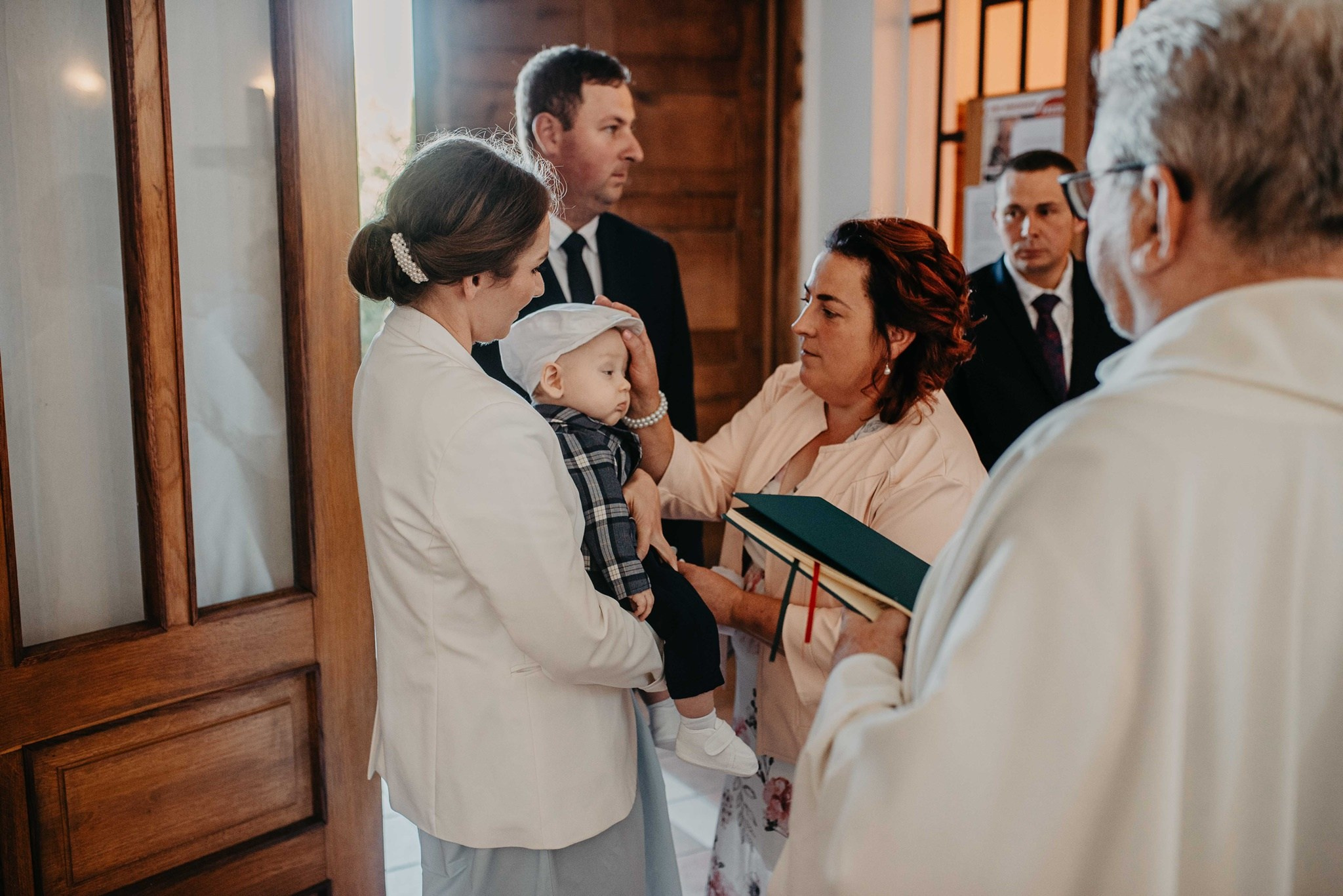 Chrzest Święty Franciszka. Dominika Strachacka Fotografia | Fotograf ślubny i rodzinny Opole Lubelskie Lublin