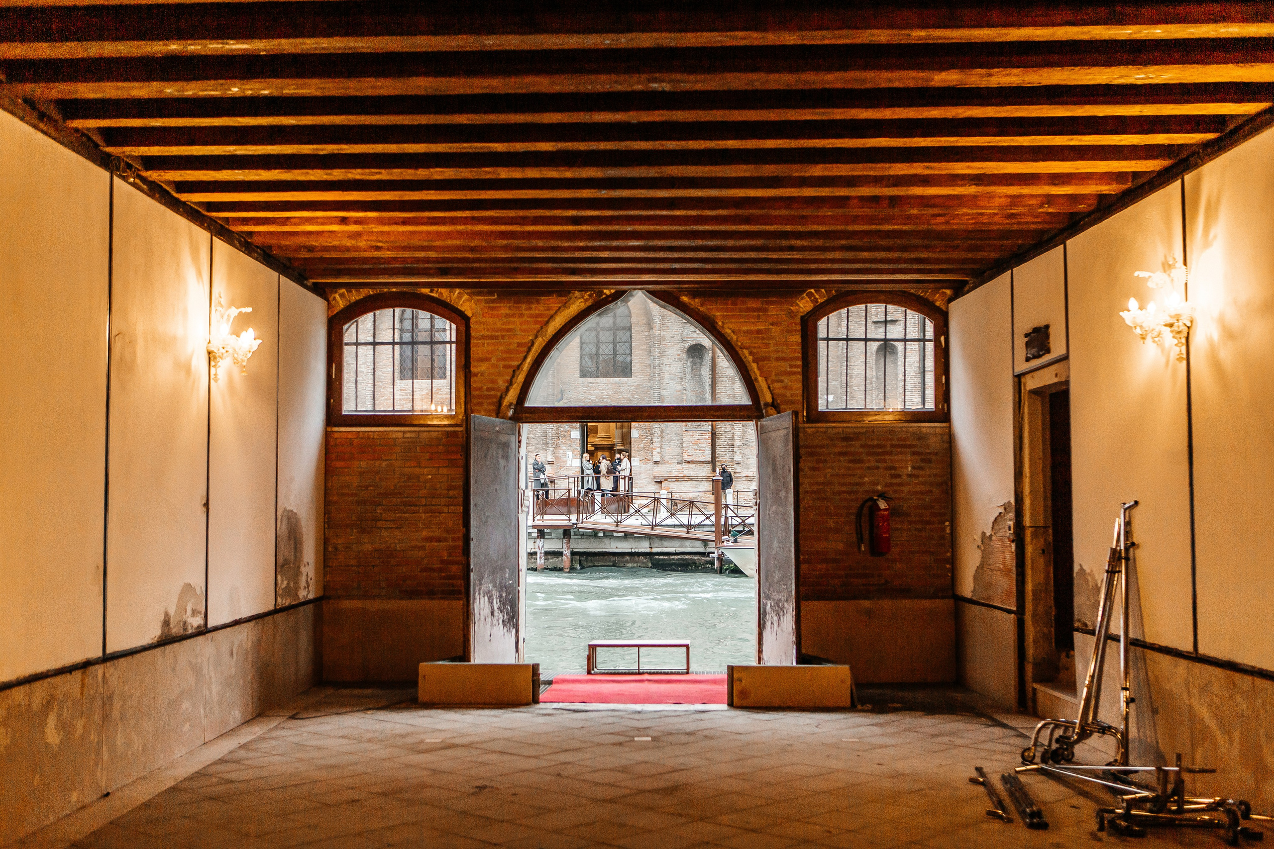 The wonderful party in the ancient palazzo of Venice