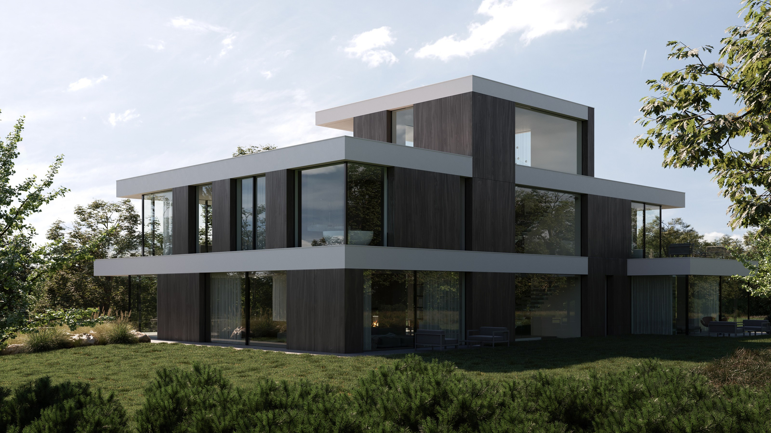 Vila v pražské Troji.