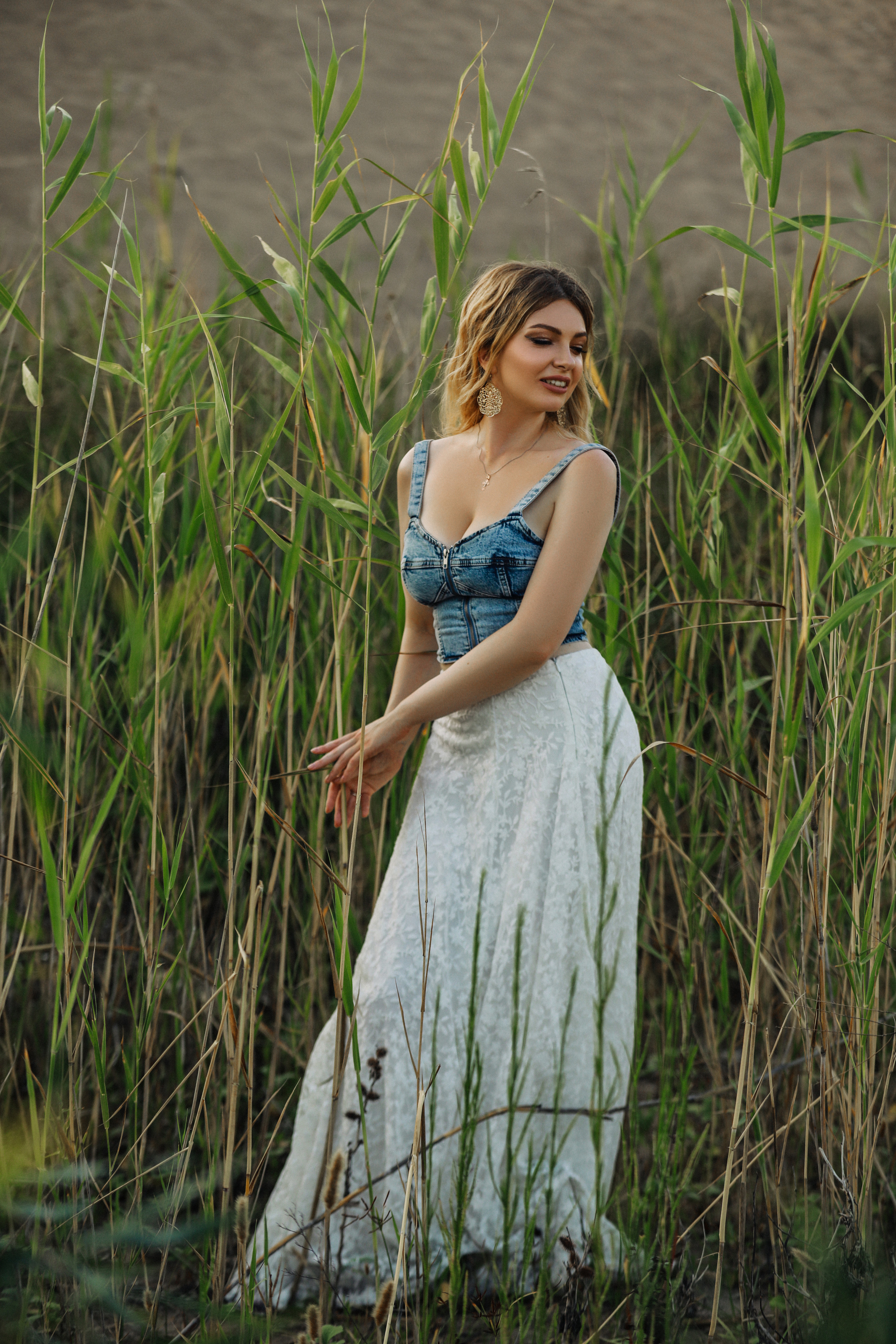 портрет в зелени