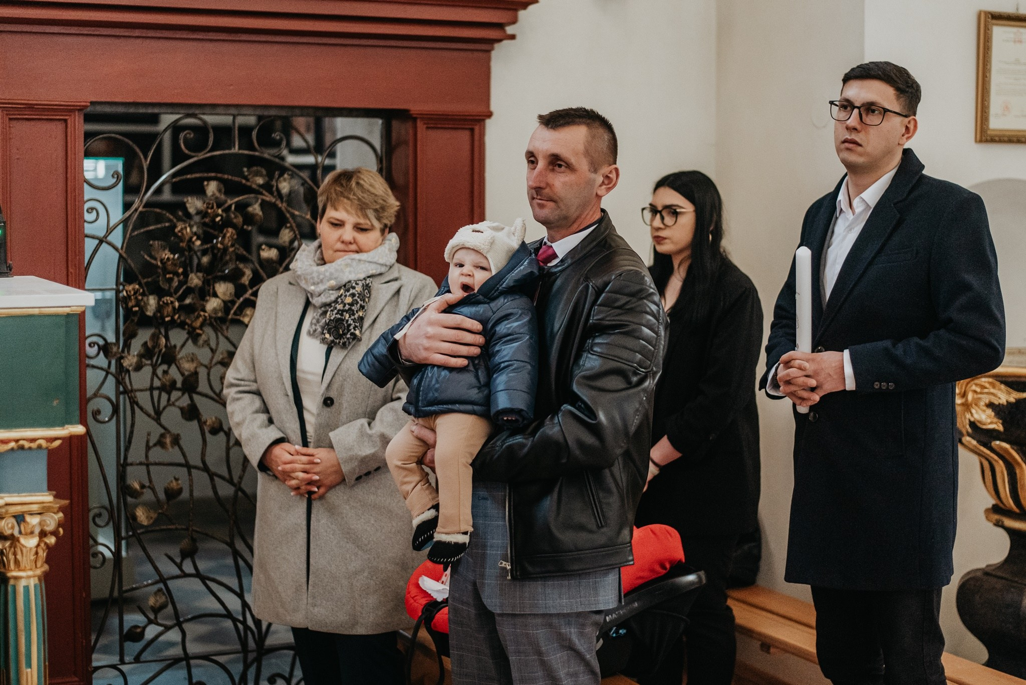 Chrzest Święty Adama. Dominika Strachacka Fotografia | Fotograf ślubny i rodzinny Opole Lubelskie Lublin