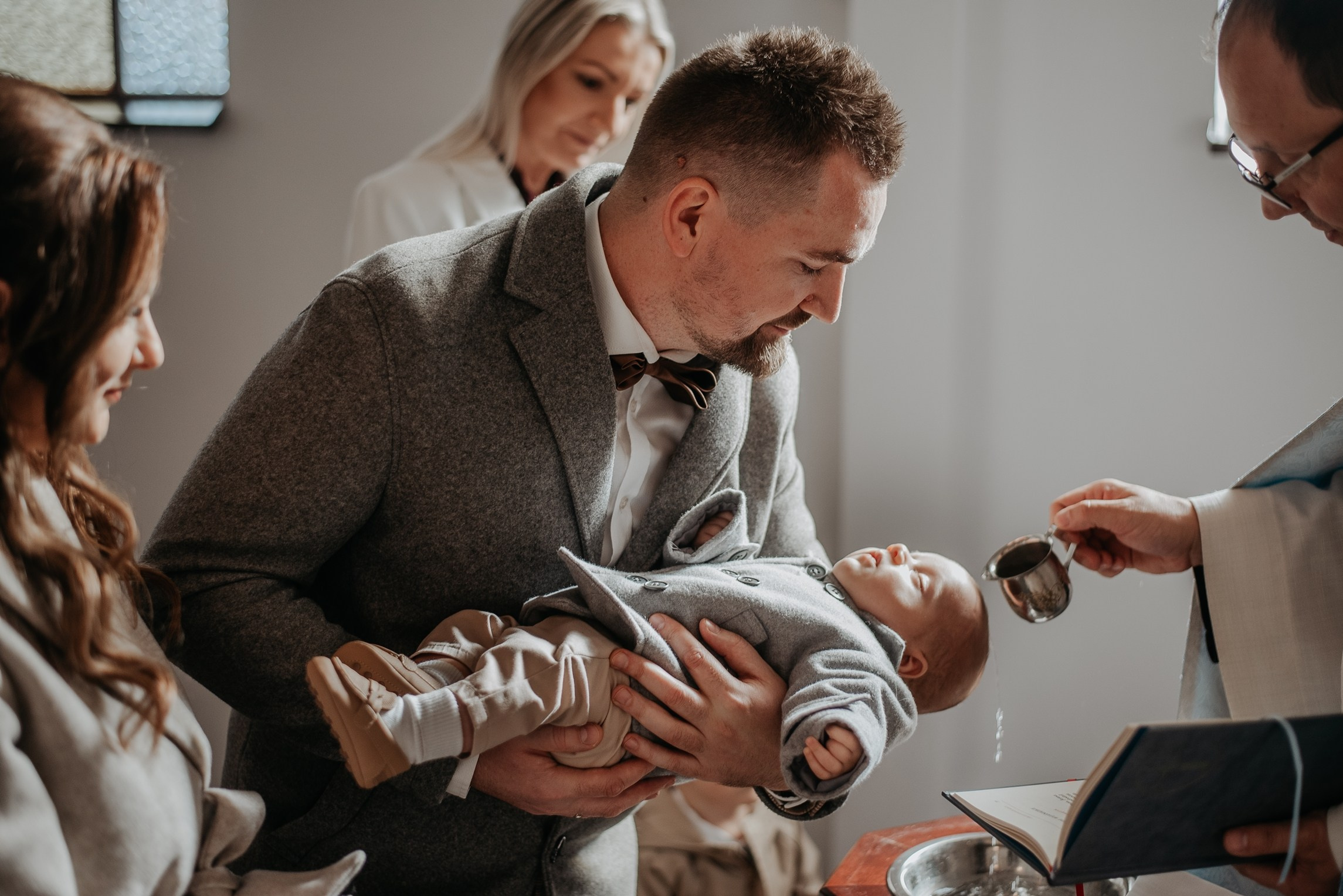 Chrzest Święty Natanka. Dominika Strachacka Fotografia | Fotograf ślubny i rodzinny Opole Lubelskie Lublin