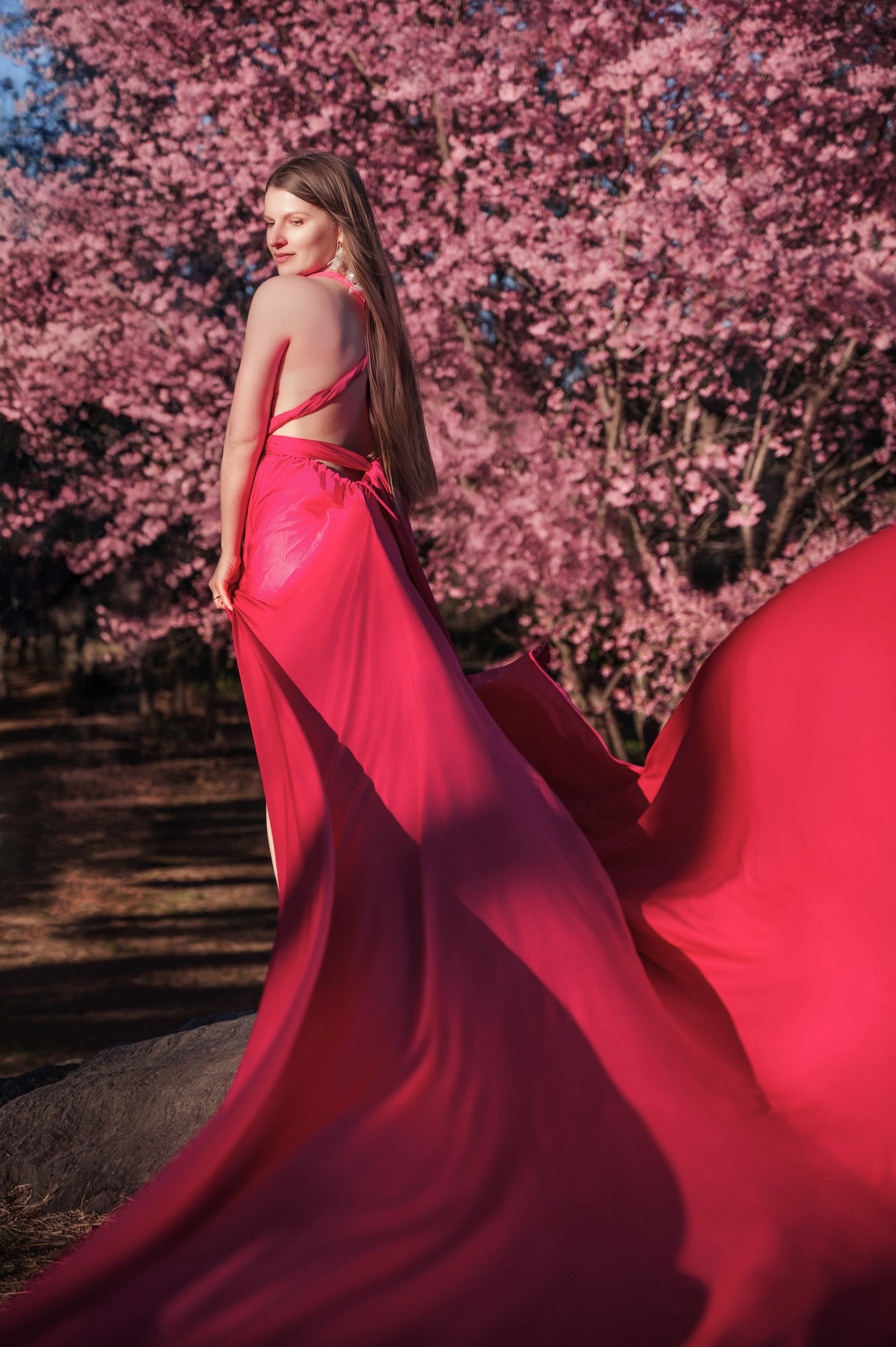 Flying dress. Alena Galieva New York Photographer