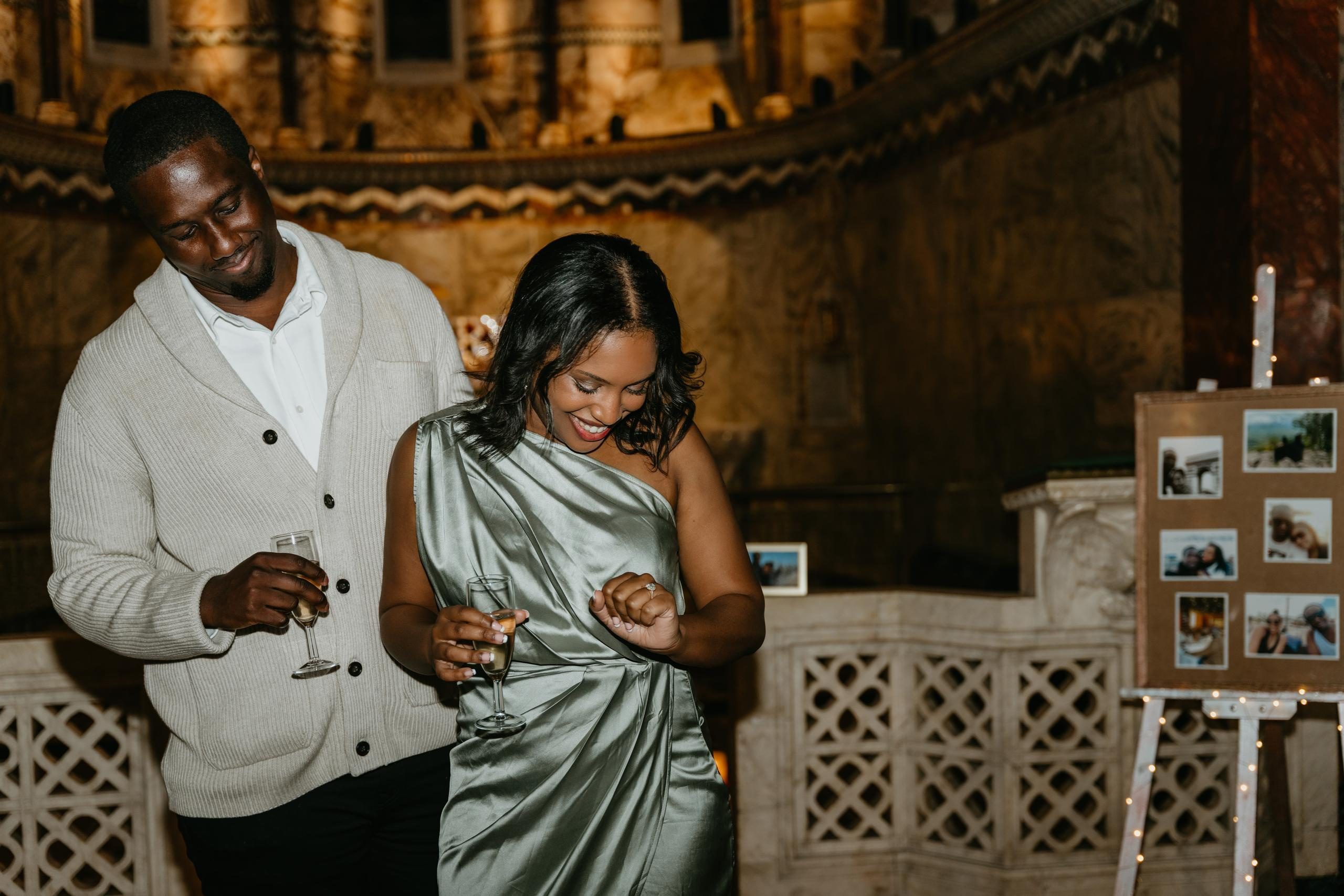 Proposal session at Fitzrovia Chapel. London Wedding Photographer|Natasha Ferreira