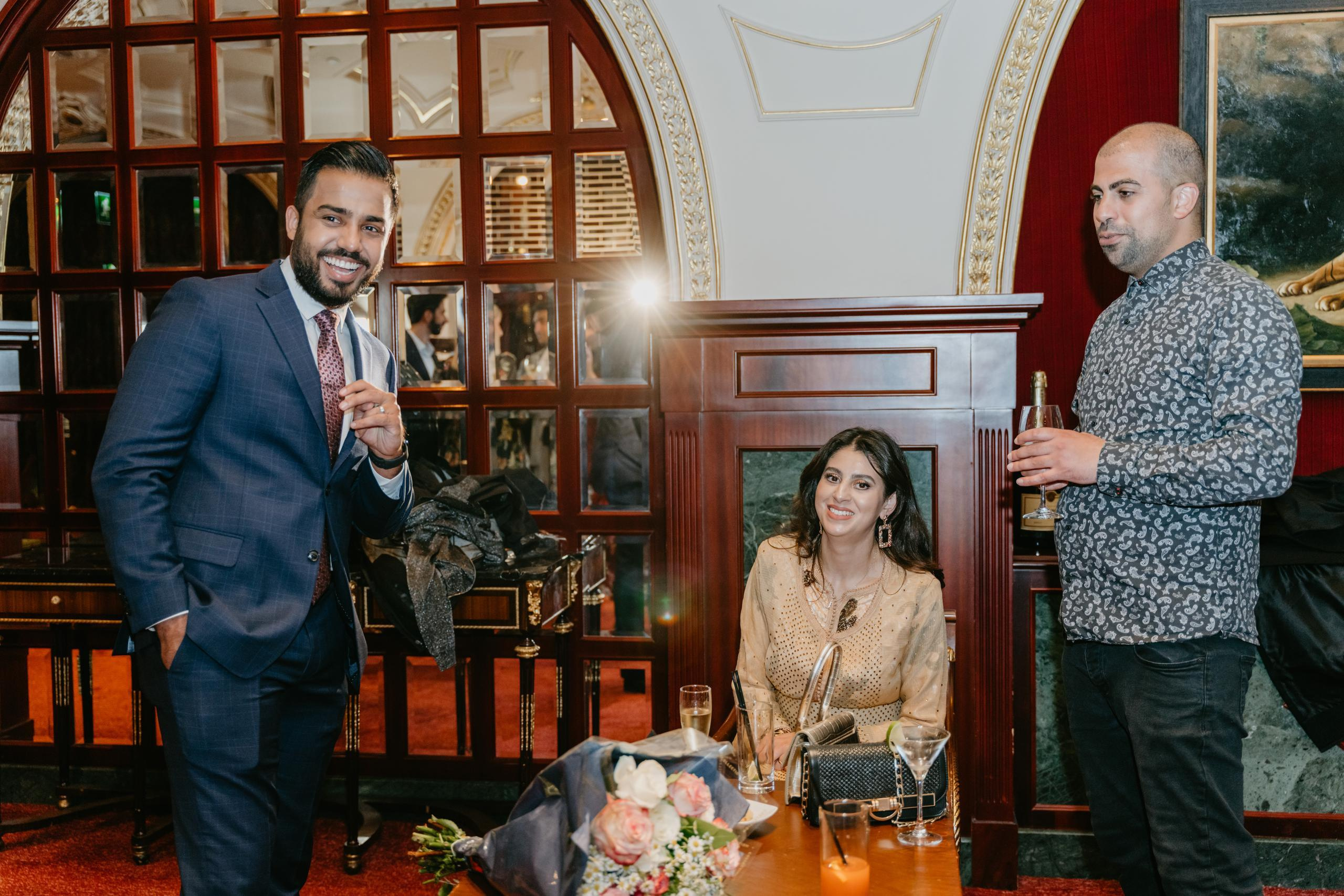 Engagement Party at The Bentley Hotel|London. London Wedding Photographer|Natasha Ferreira