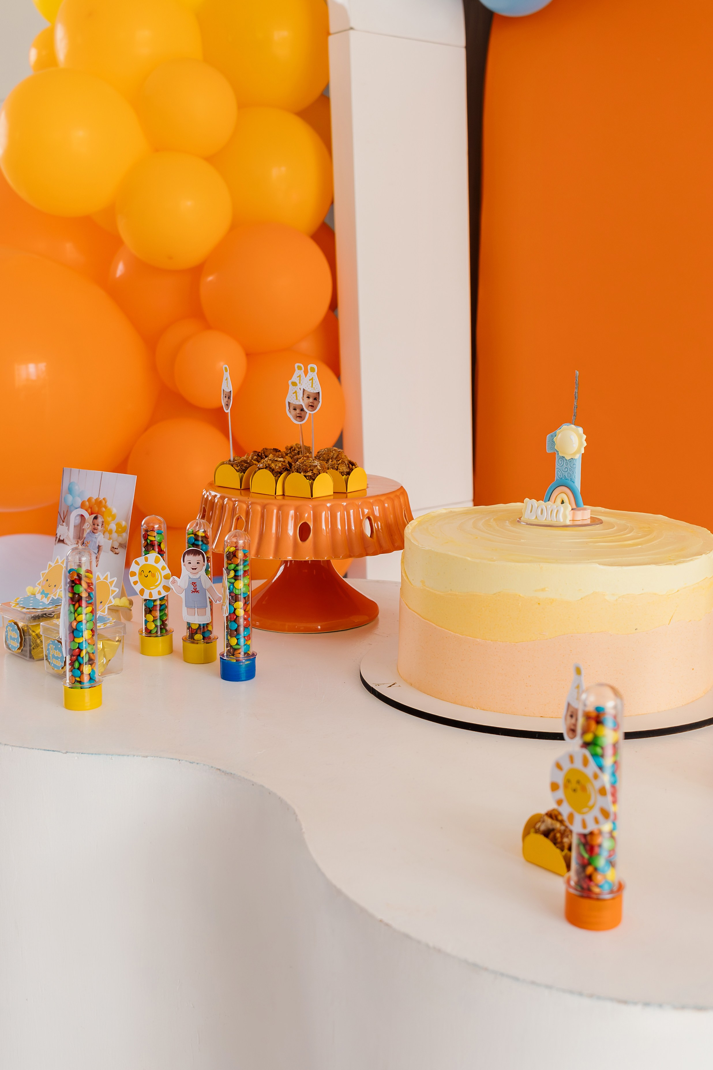 Aniversário infantil colorido, em Palhoça, Santa Catarina.