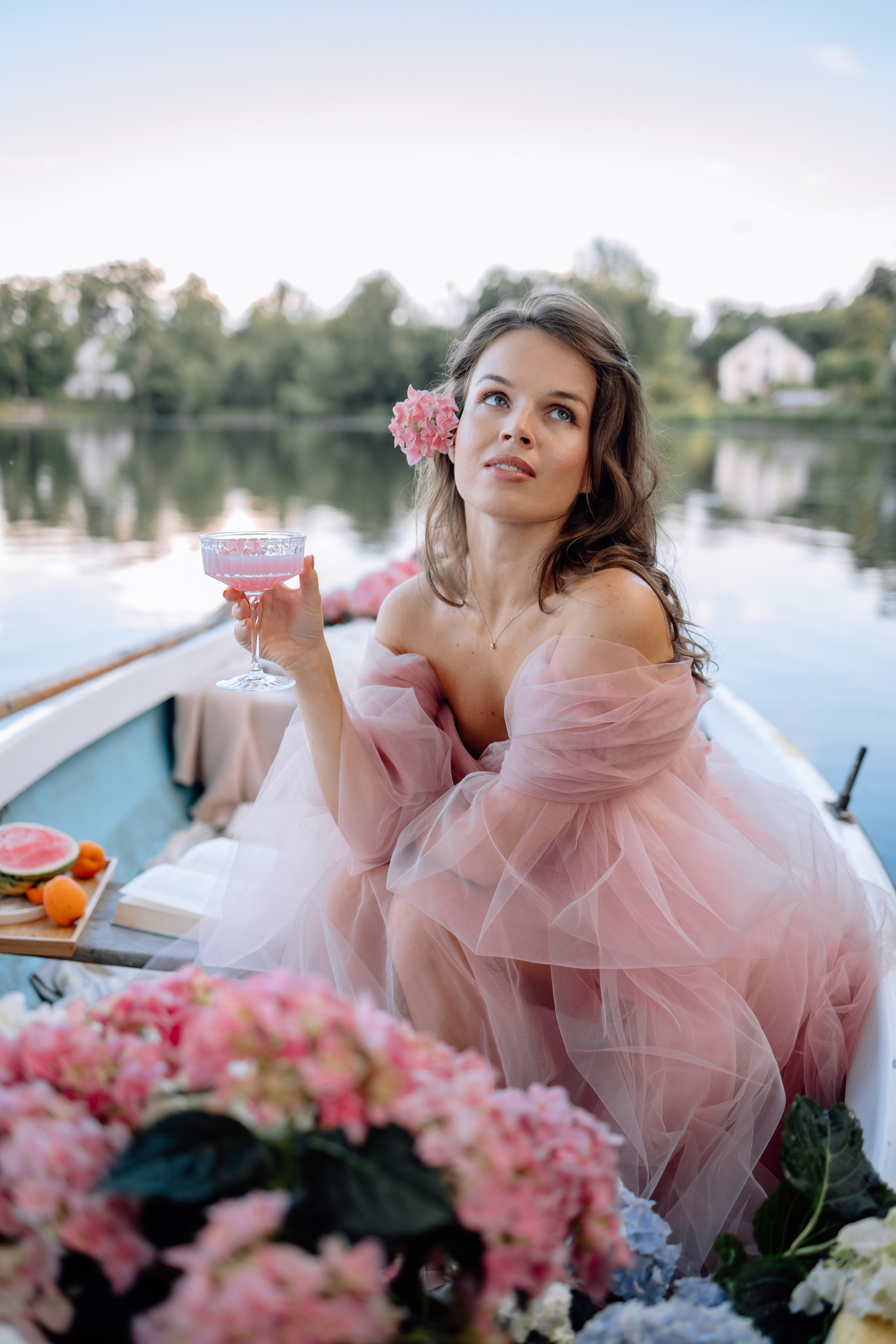 Das Boot mit Blumen. Hochzeitsfotograf München Taufe Familienfotograf Tanja Mauke
