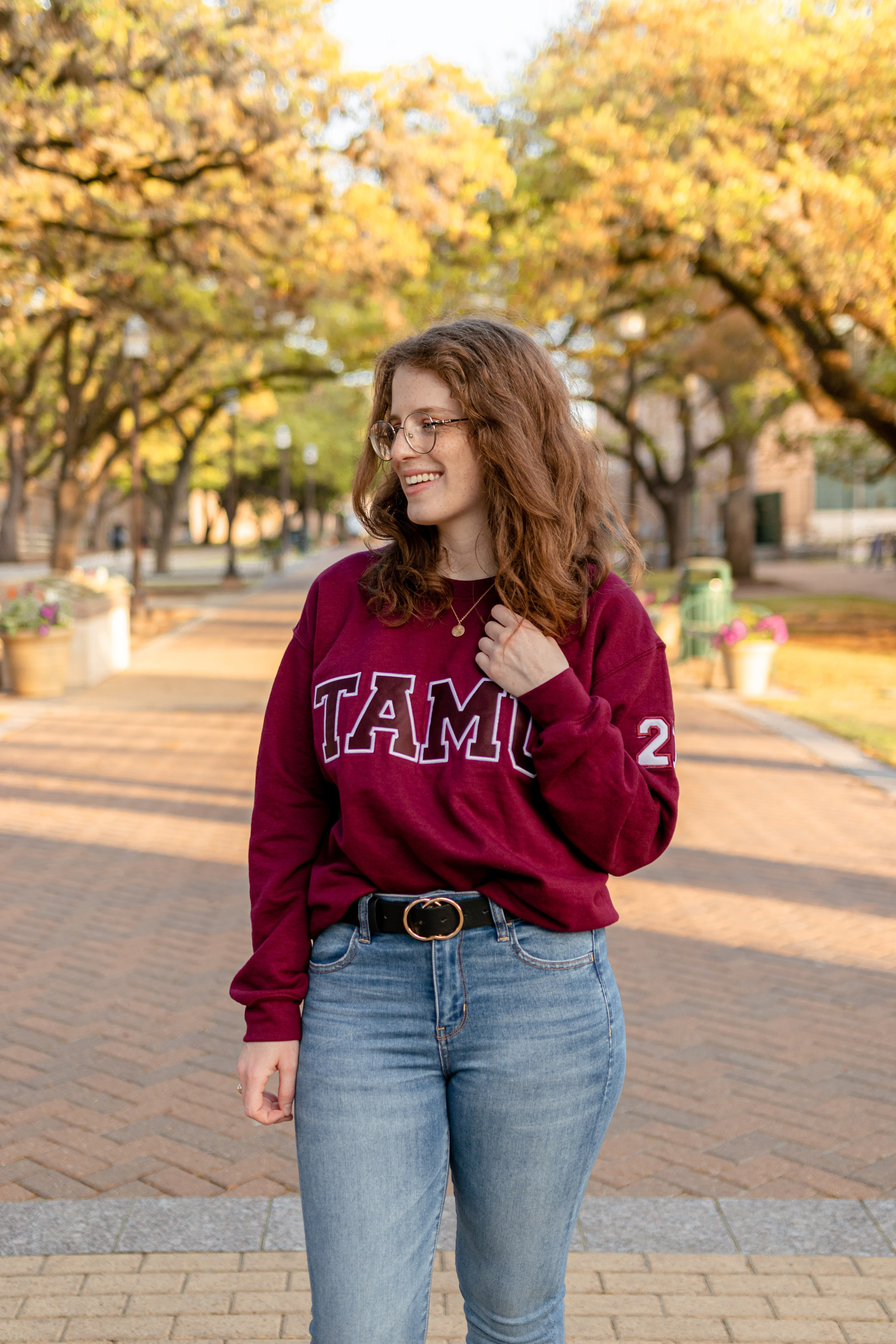 Miranda’s graduation photoshoot at Texas A&M University