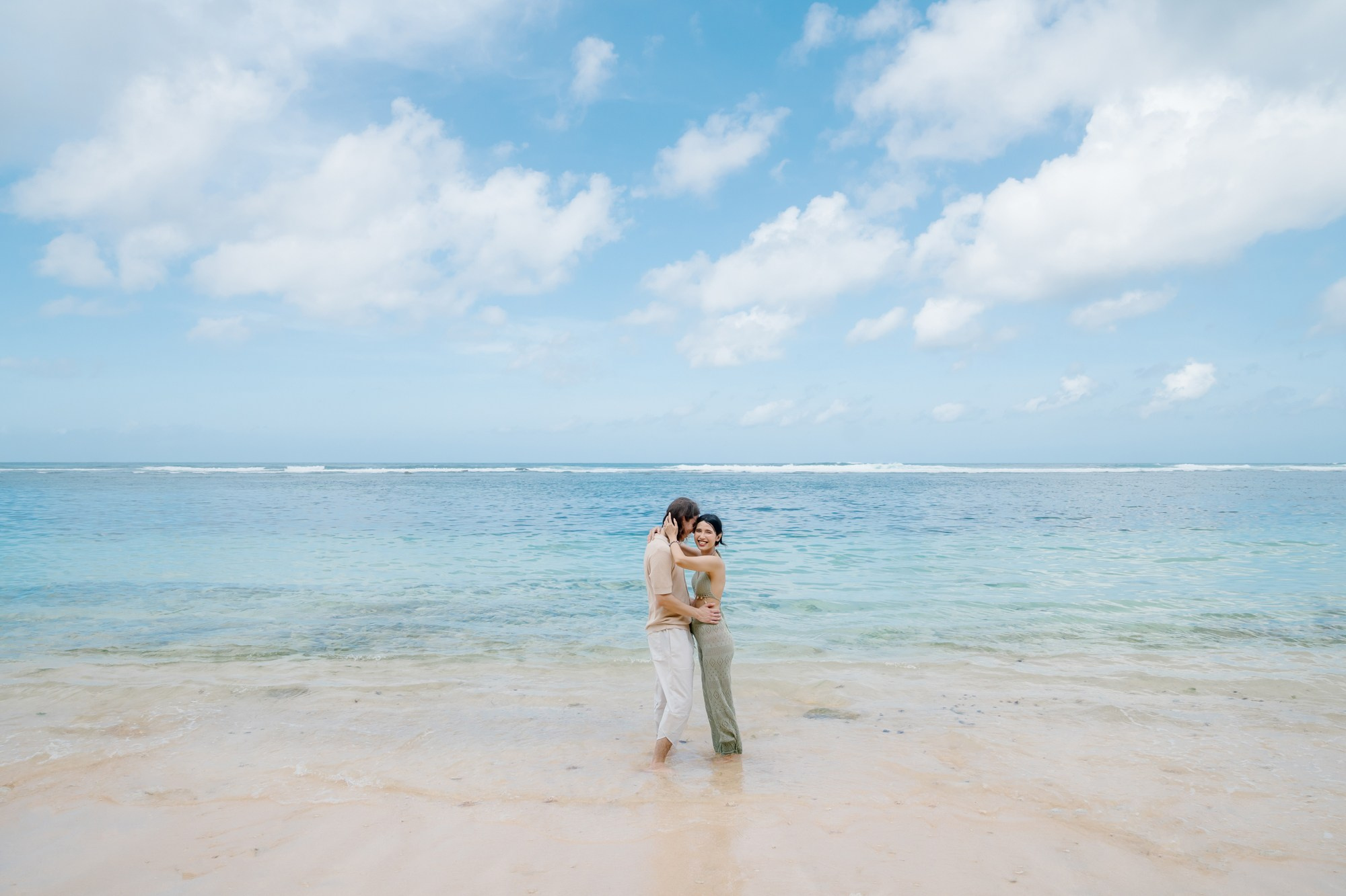Marriage Proposal in Beach. Female Photographer in Bali