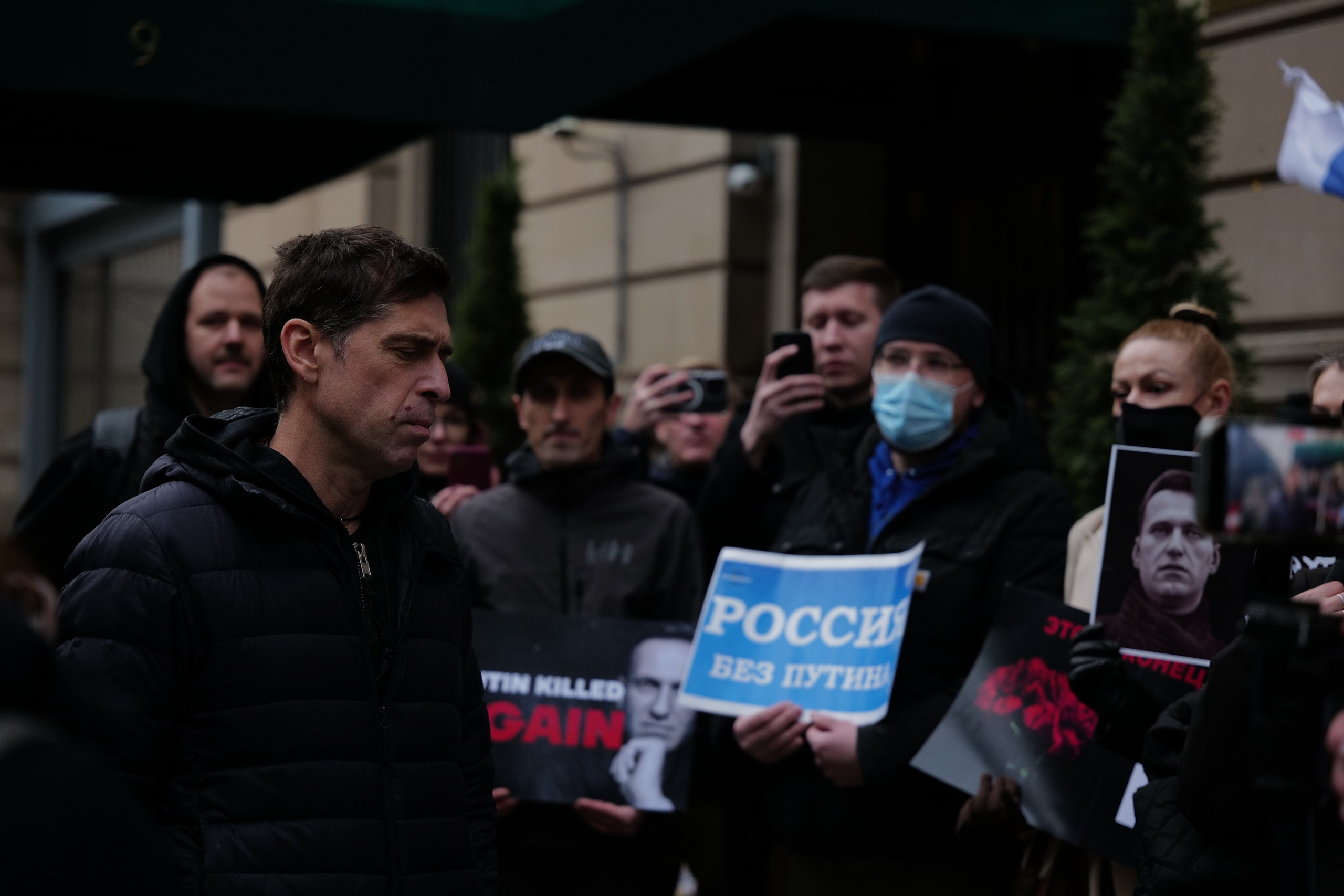 Rallies of team Navalny NY. Photographer New York / Los Angeles