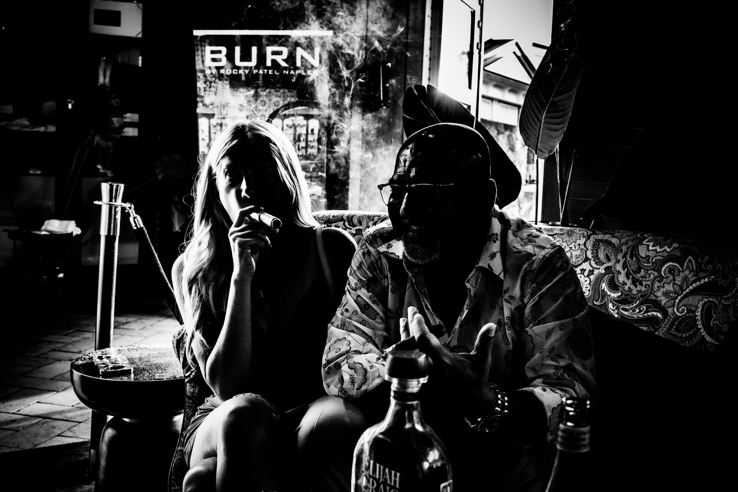 Burn Black and White Series. Out and About 239