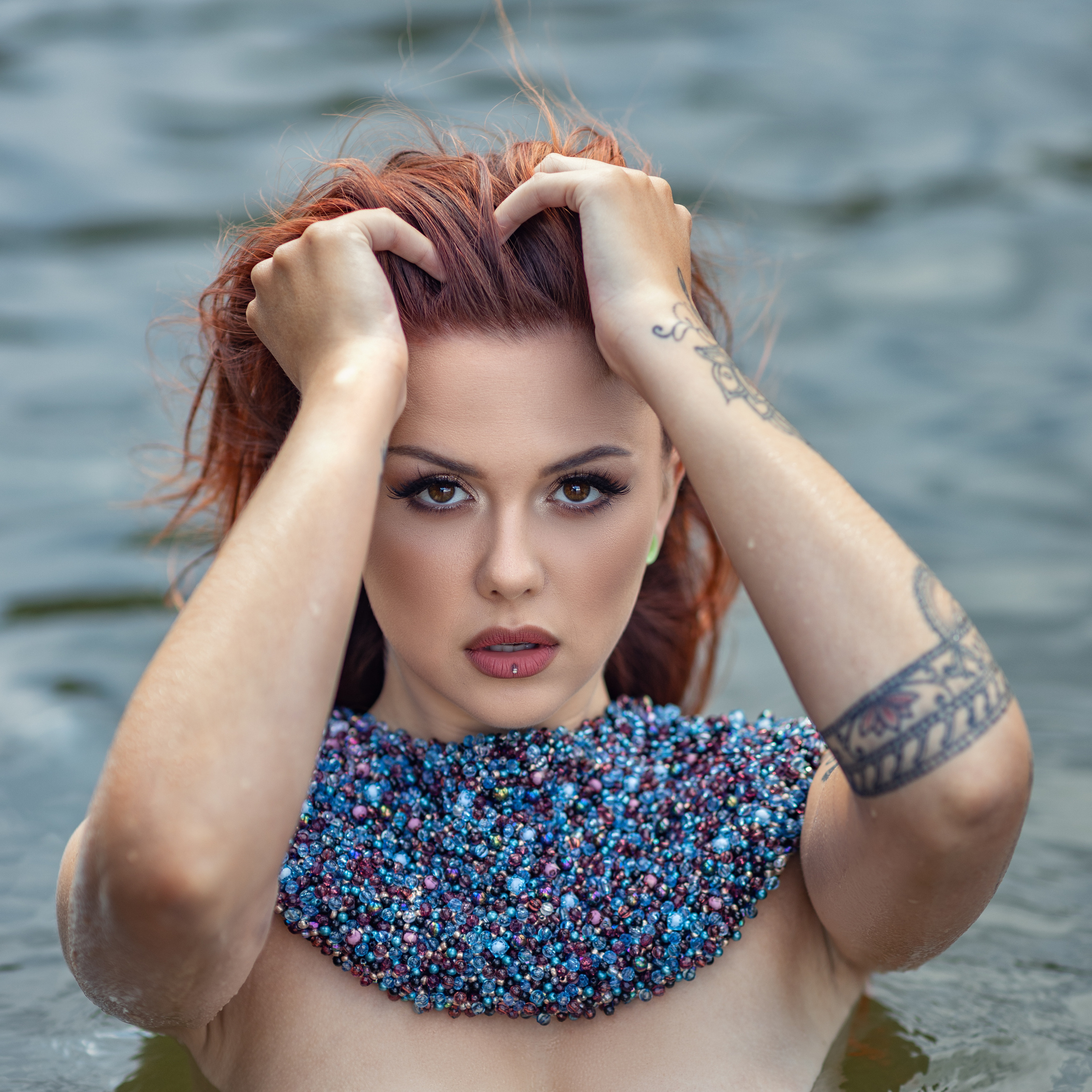 Wassershooting an der Donau