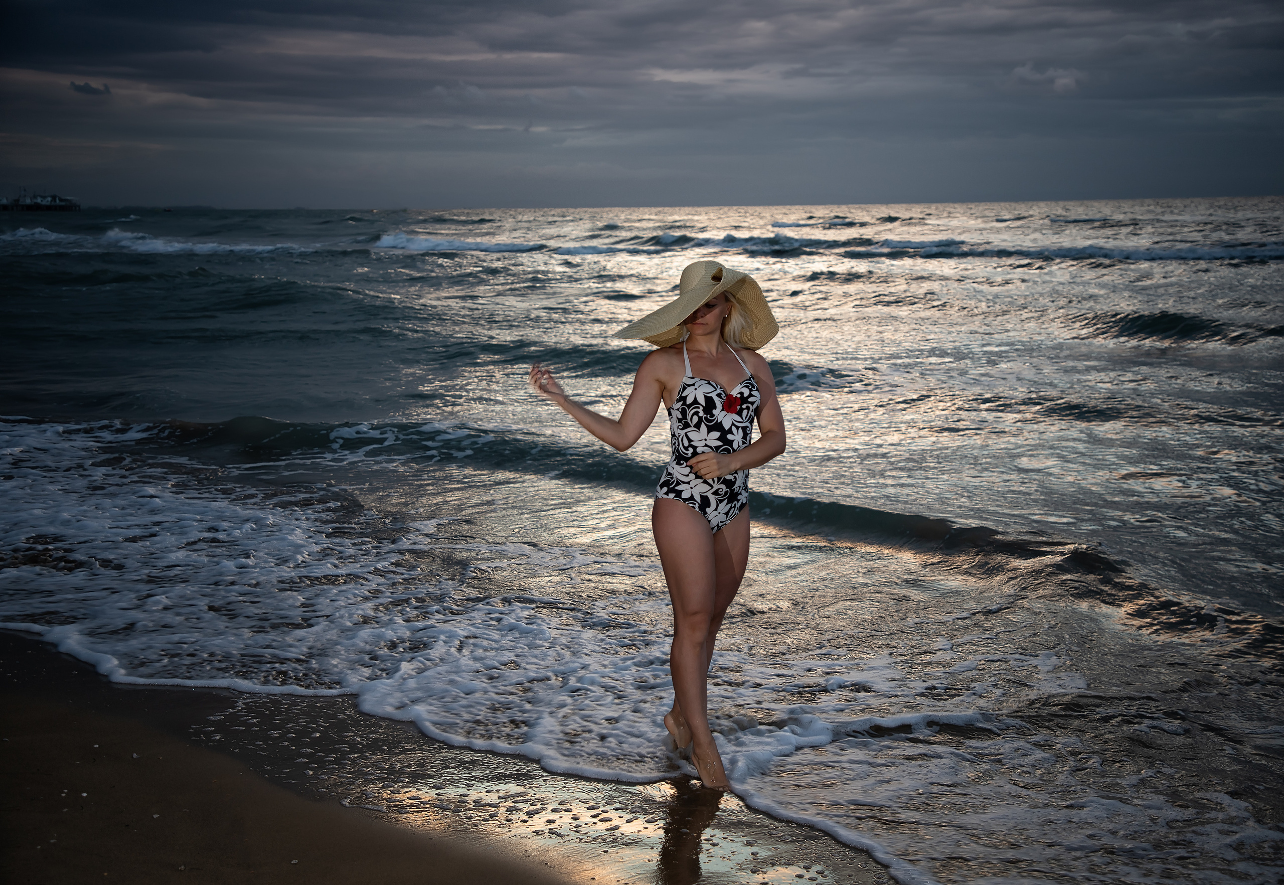 Fotoshooting mit Wasser