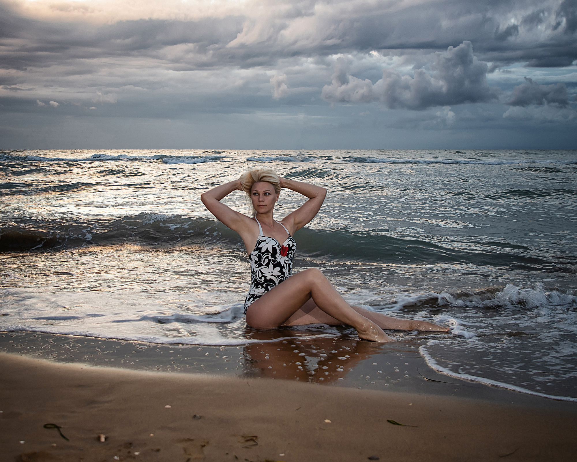 Fotoshooting mit Wasser