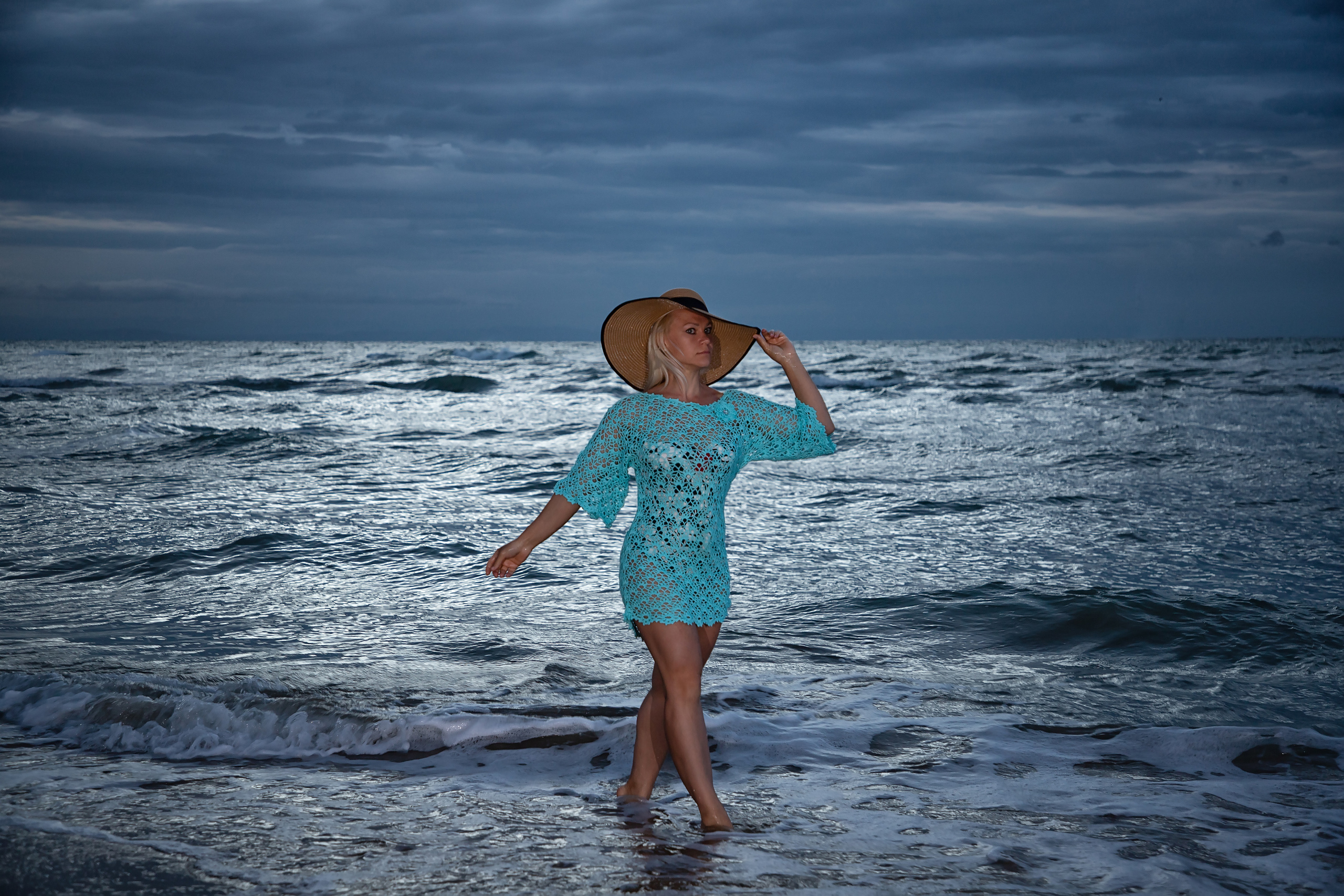 Fotoshooting mit Wasser