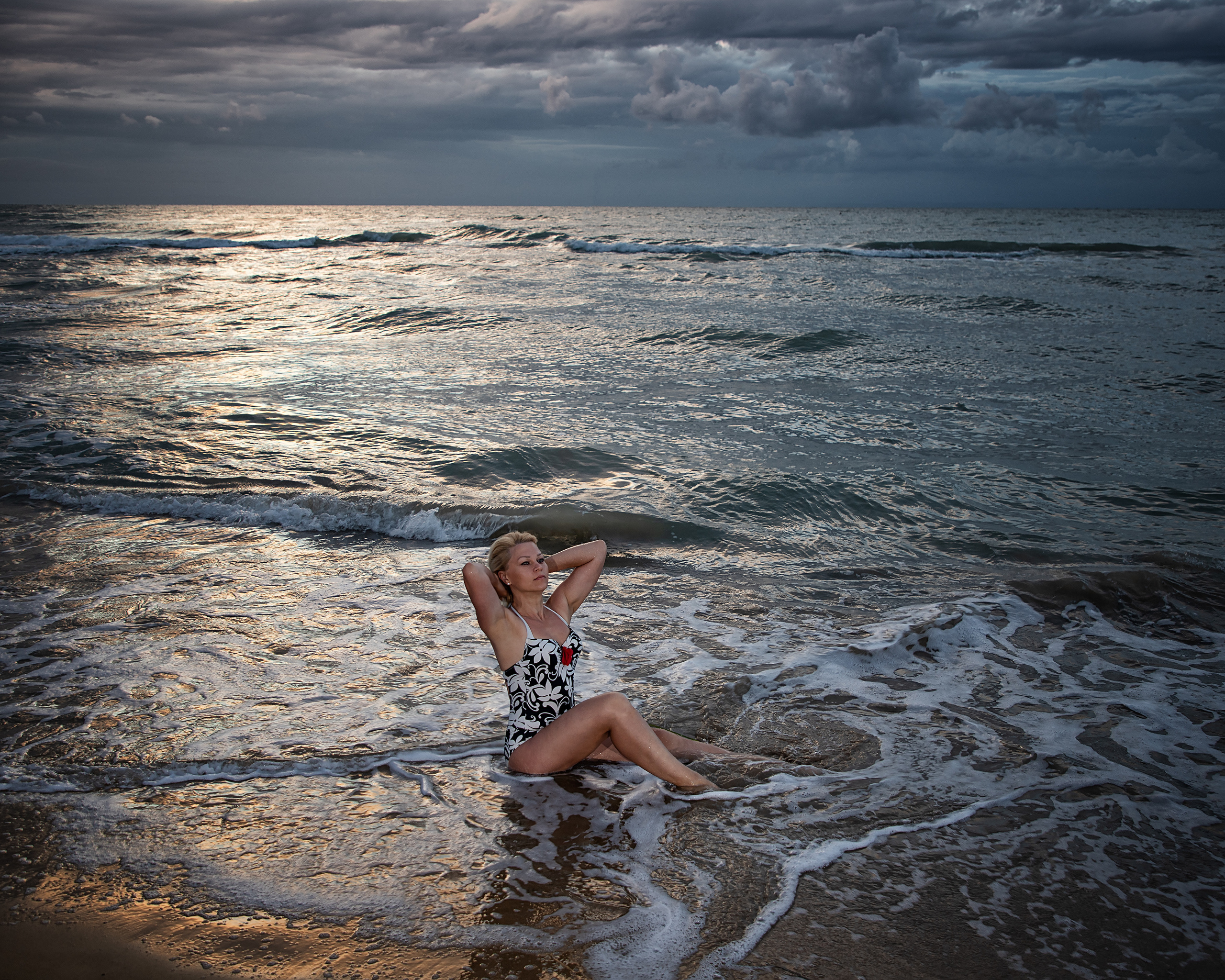 Fotoshooting mit Wasser