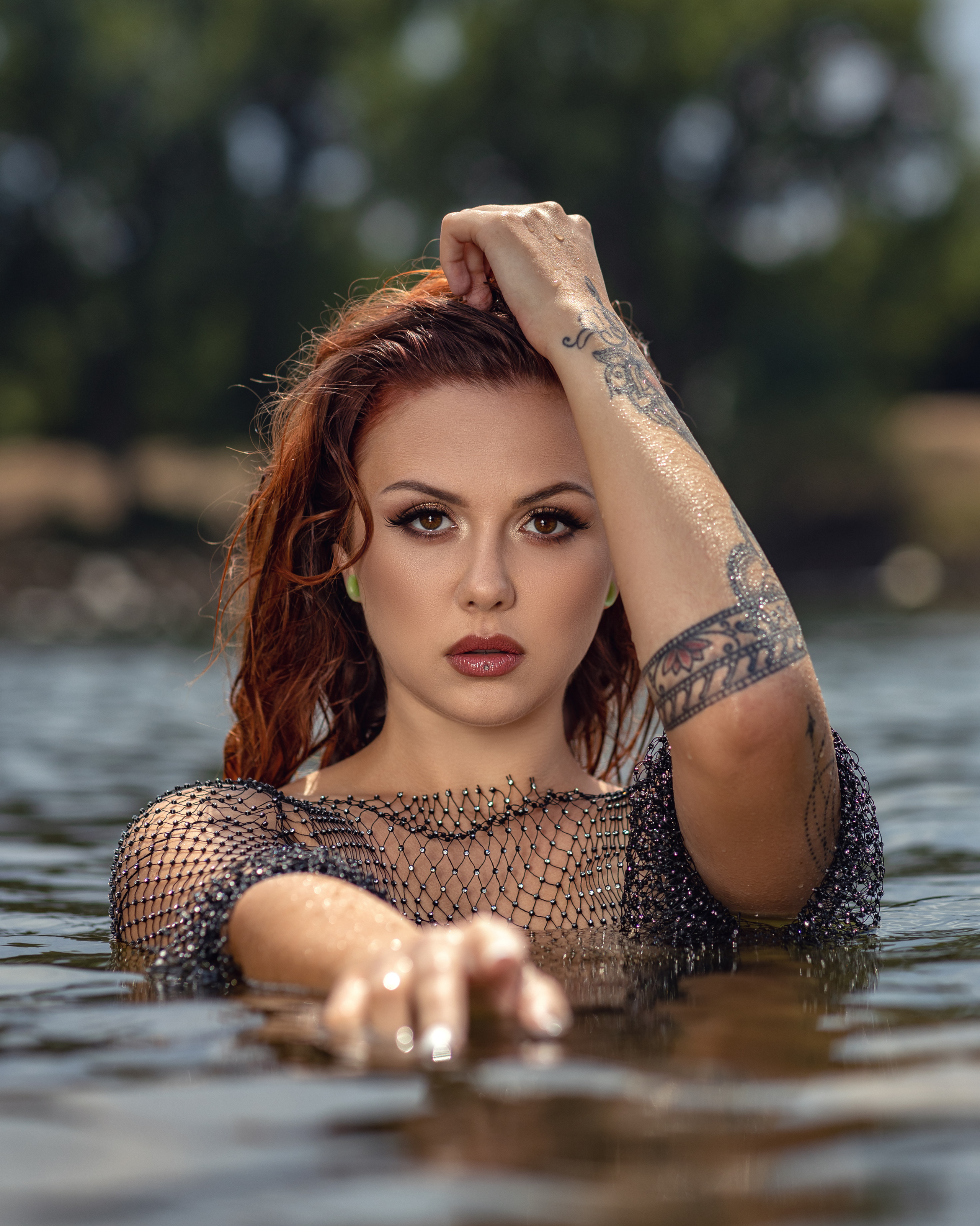 Wassershooting an der Donau