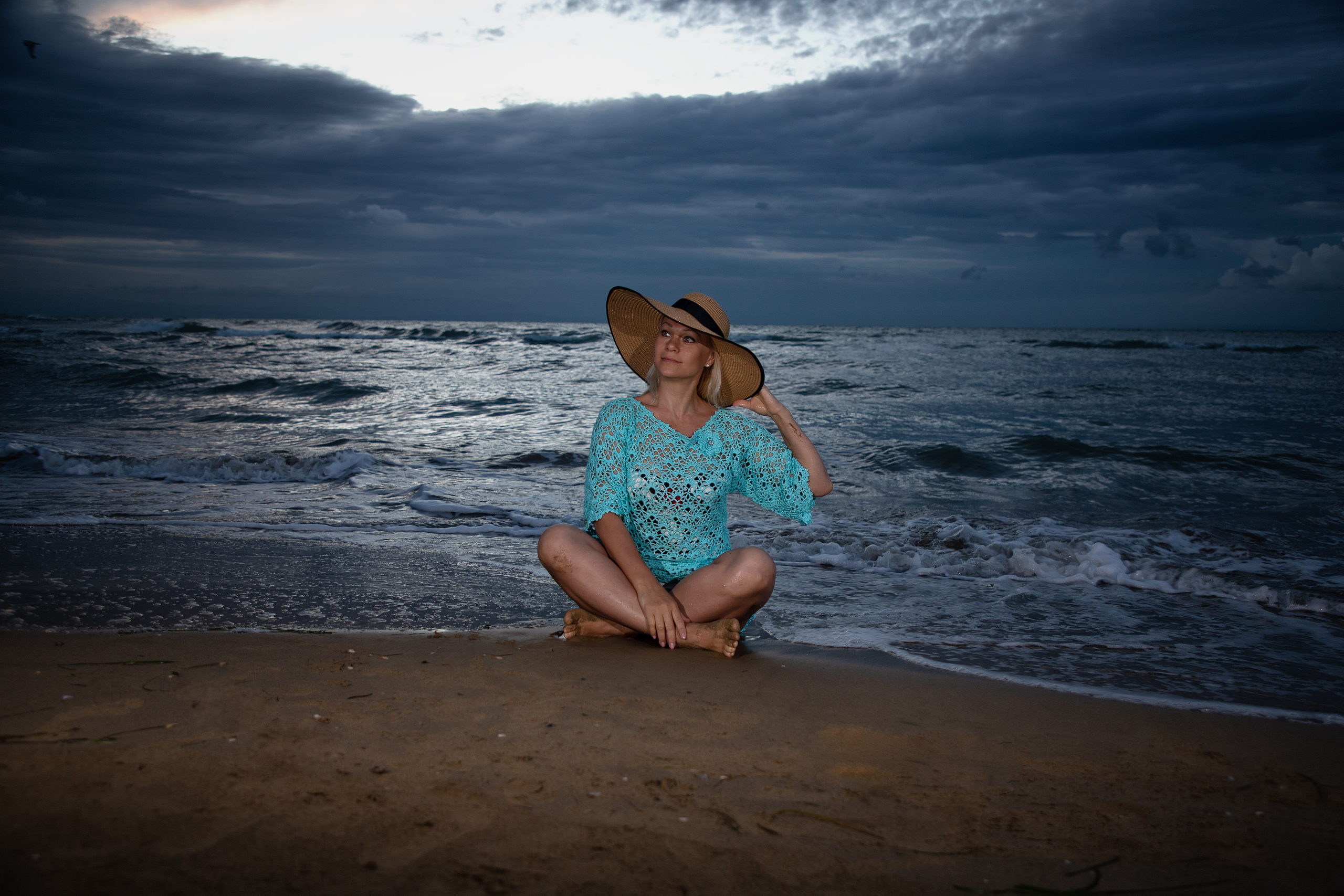 Fotoshooting mit Wasser