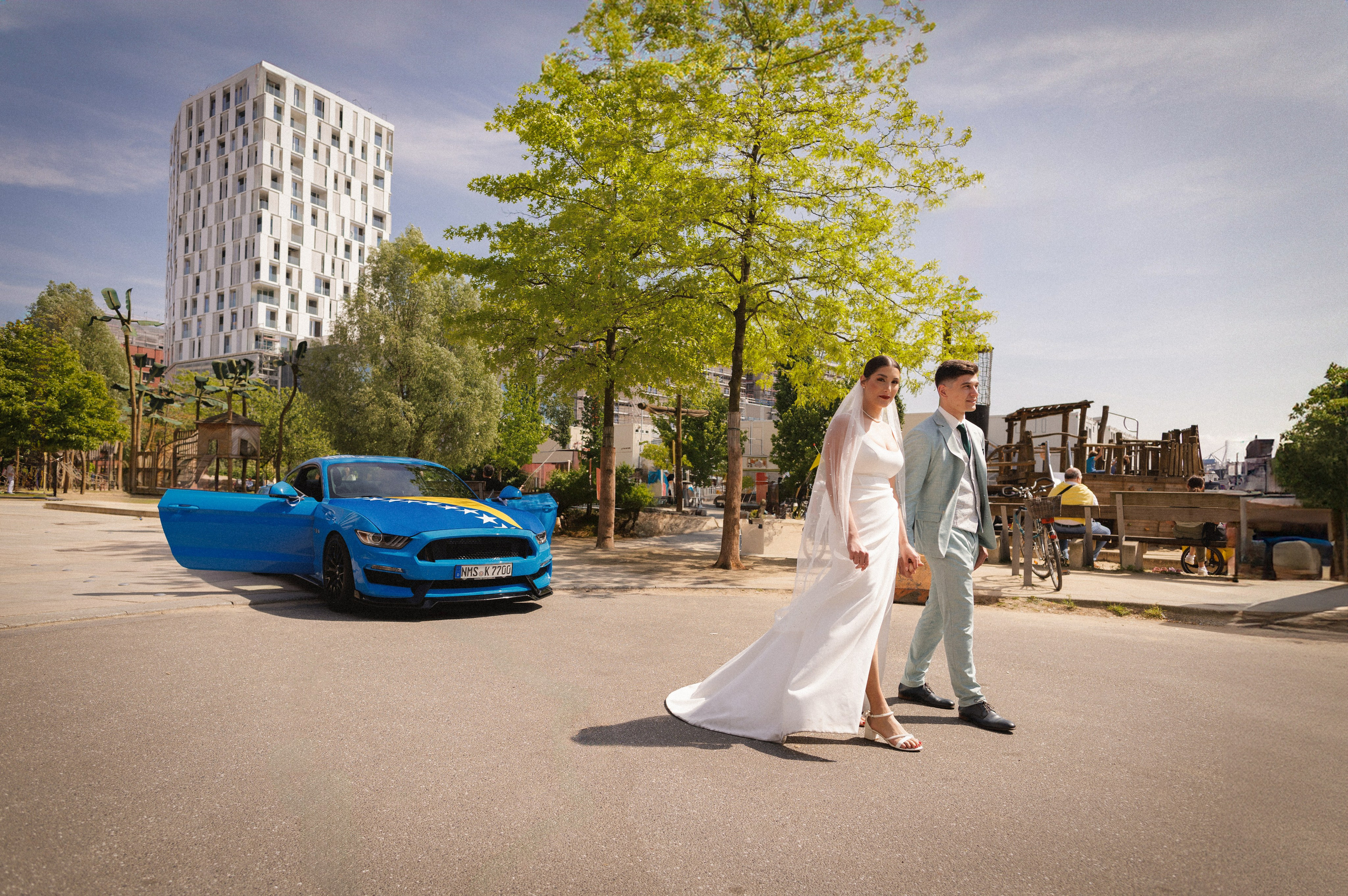 Natürliche Hochzeitsfotografie im Planten un Blomen | Hamburgs grüne Oase. Hochzeitsfotograf und Hochzeitsvideograf aus Hamburg | Roka21Film