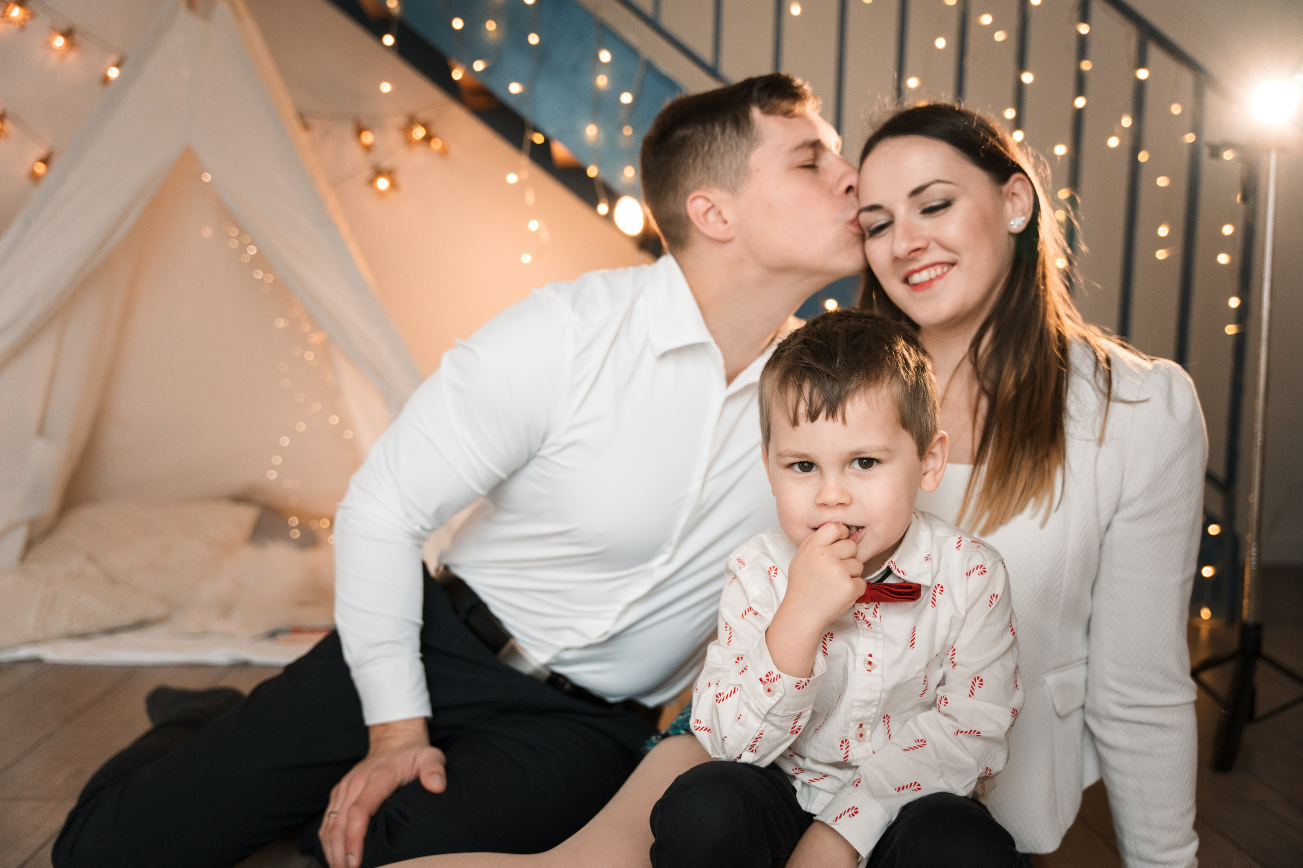 Christmas Family Photoshoot. Elena Seewald