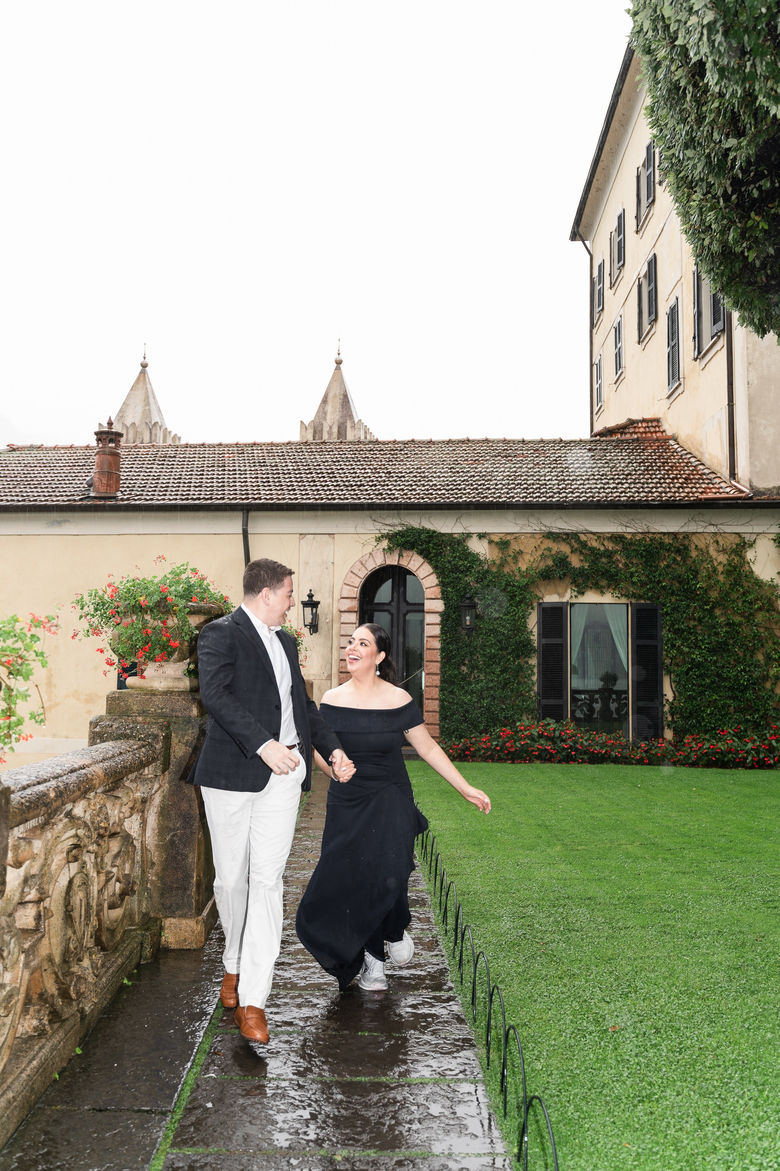 Villa Balbianello Engagement Photoshoot. Proposal Photographer in Lake Como