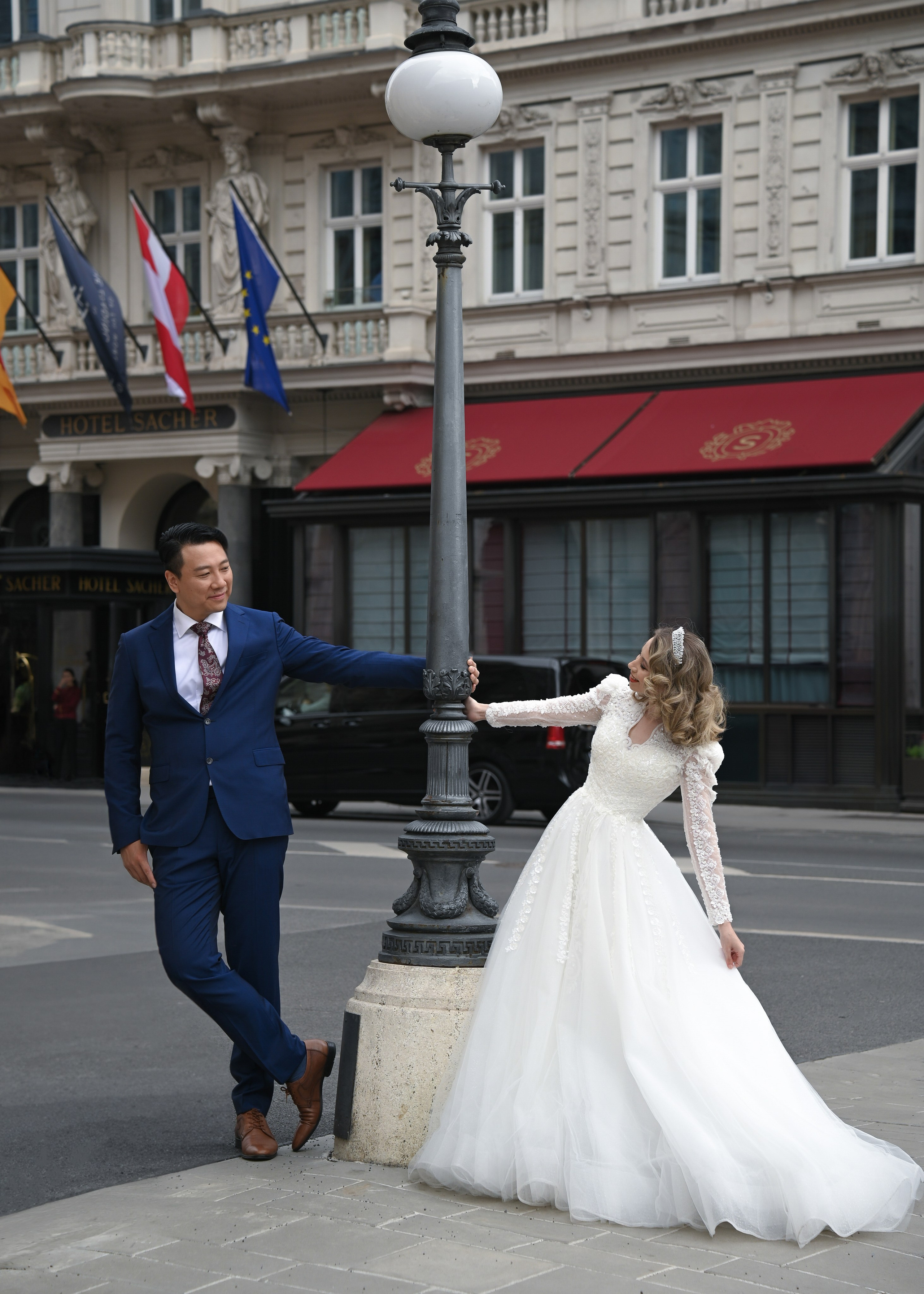 Jin & Diana in Vienna. Photo Vienna and Bratislava