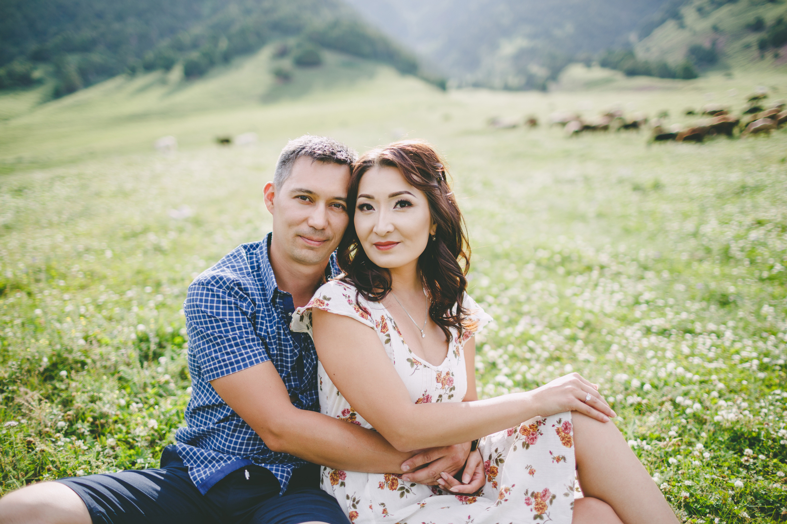 Фотосъемка для двоих в ущелье Чункурчак. Фотограф в Бишкеке Оксана Шувалова