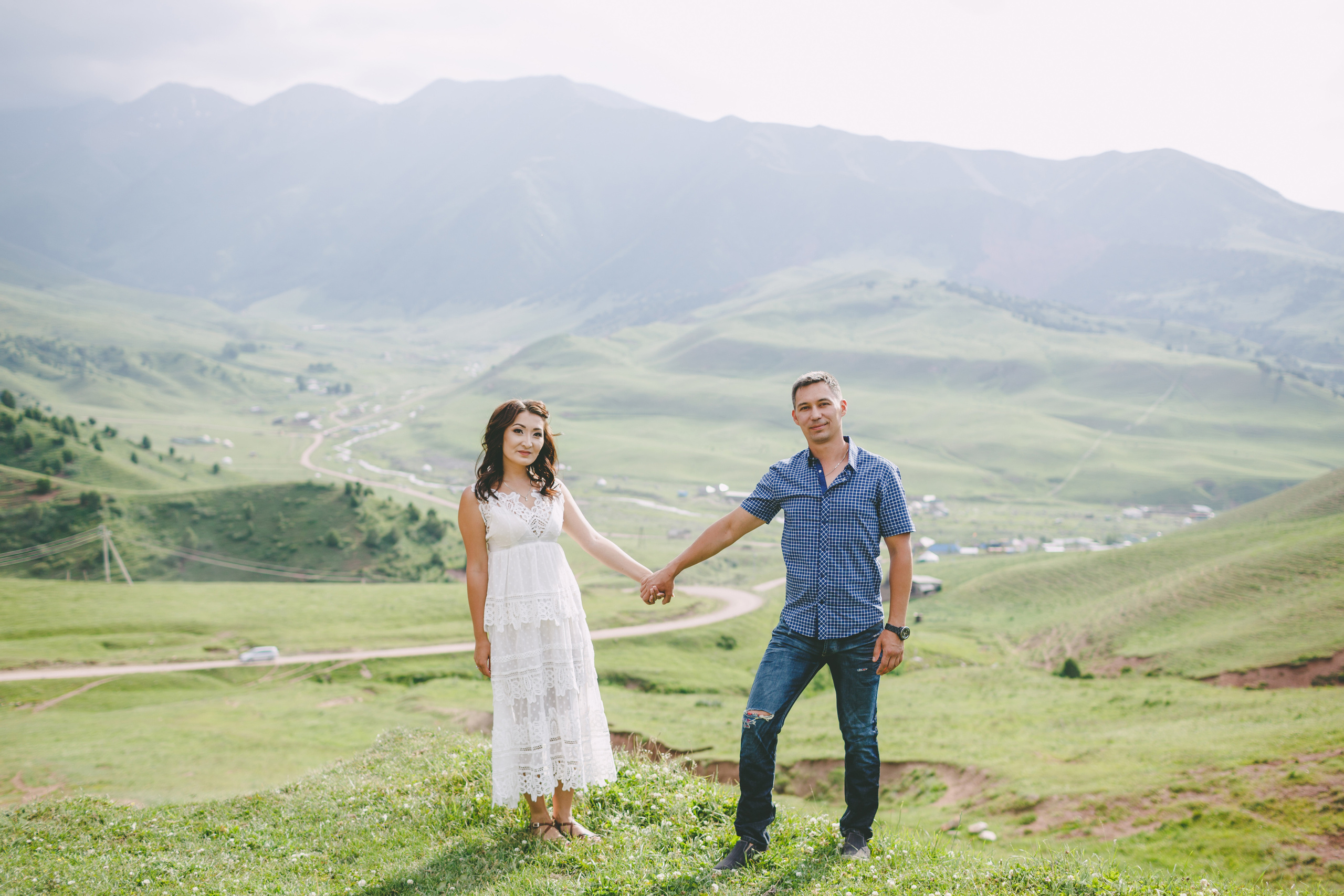 Фотосъемка для двоих в ущелье Чункурчак. Фотограф в Бишкеке Оксана Шувалова