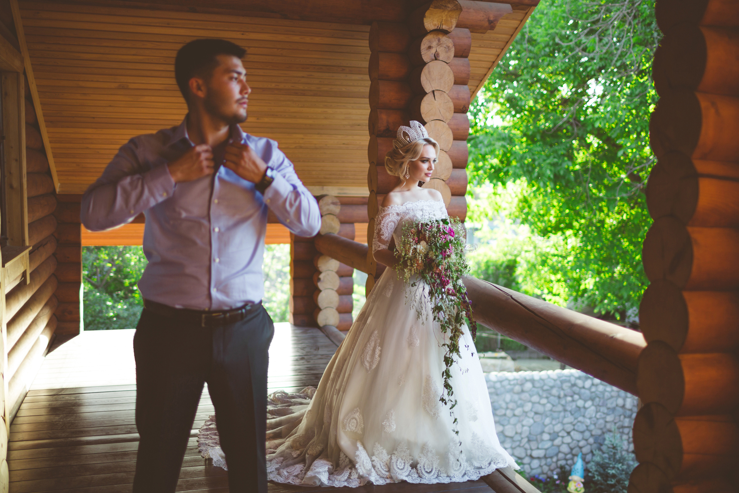Свадебная фотосессия в усадьбе Орехово. Фотограф в Бишкеке Оксана Шувалова