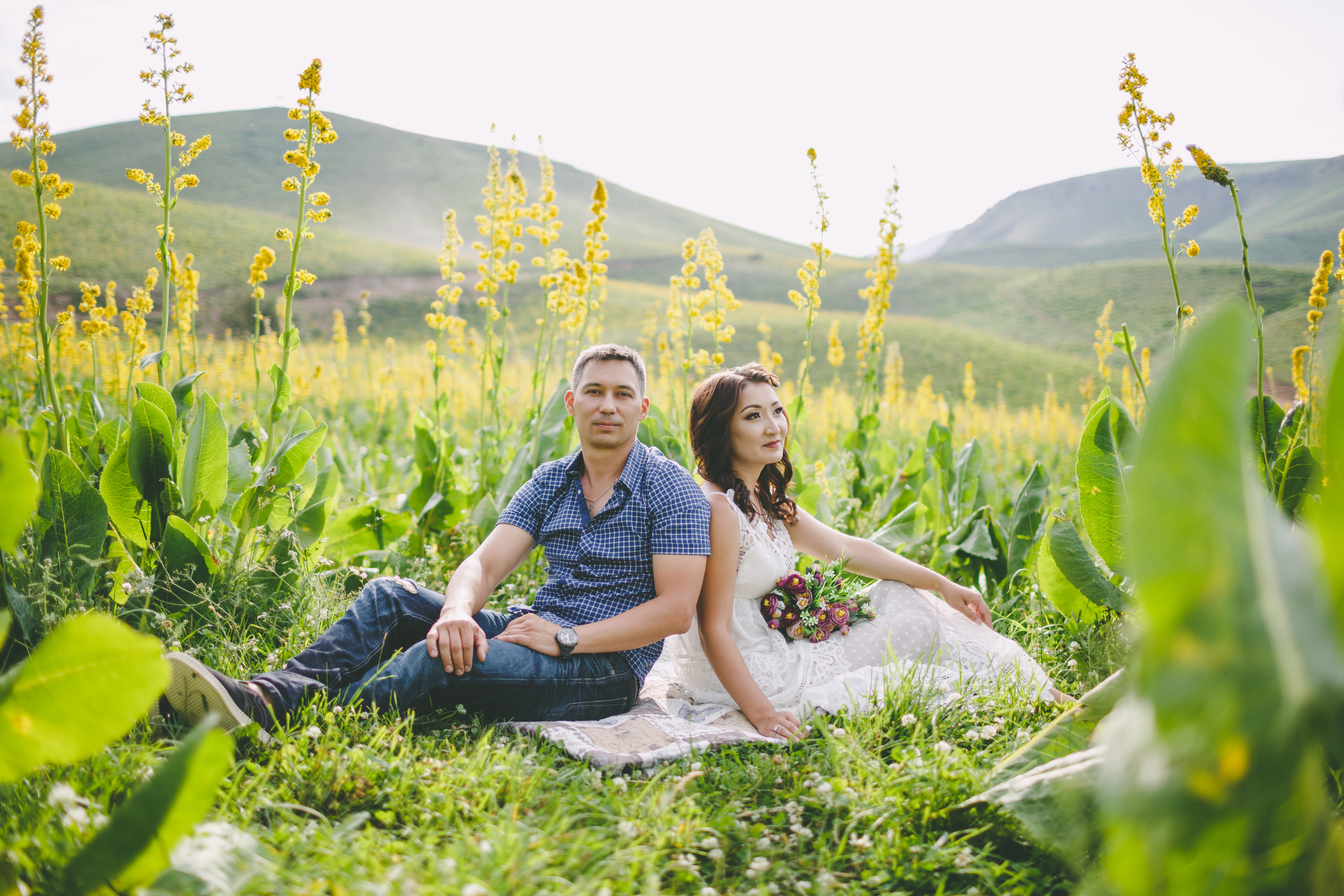 Фотосъемка для двоих в ущелье Чункурчак. Фотограф в Бишкеке Оксана Шувалова