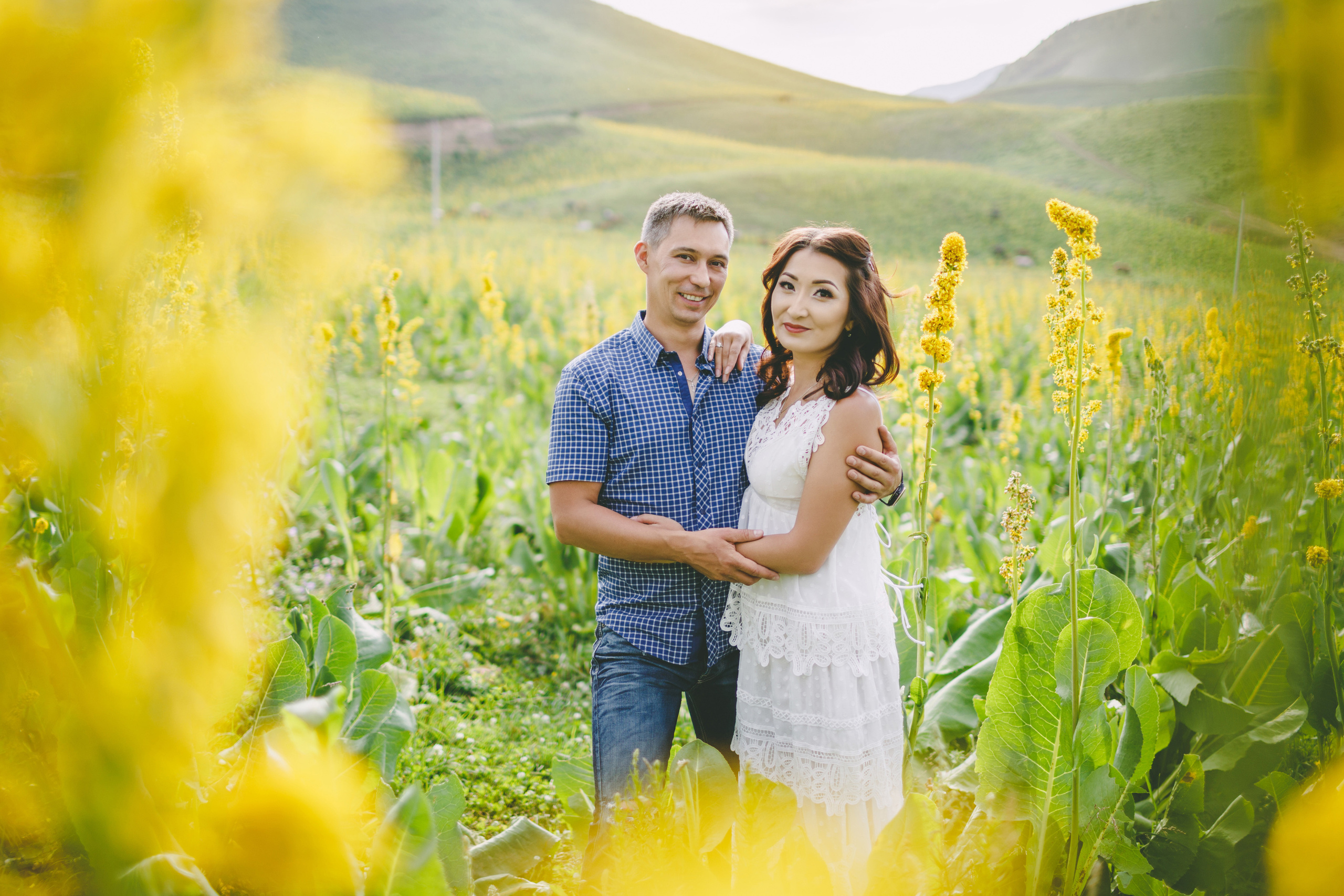 Фотосъемка для двоих в ущелье Чункурчак. Фотограф в Бишкеке Оксана Шувалова