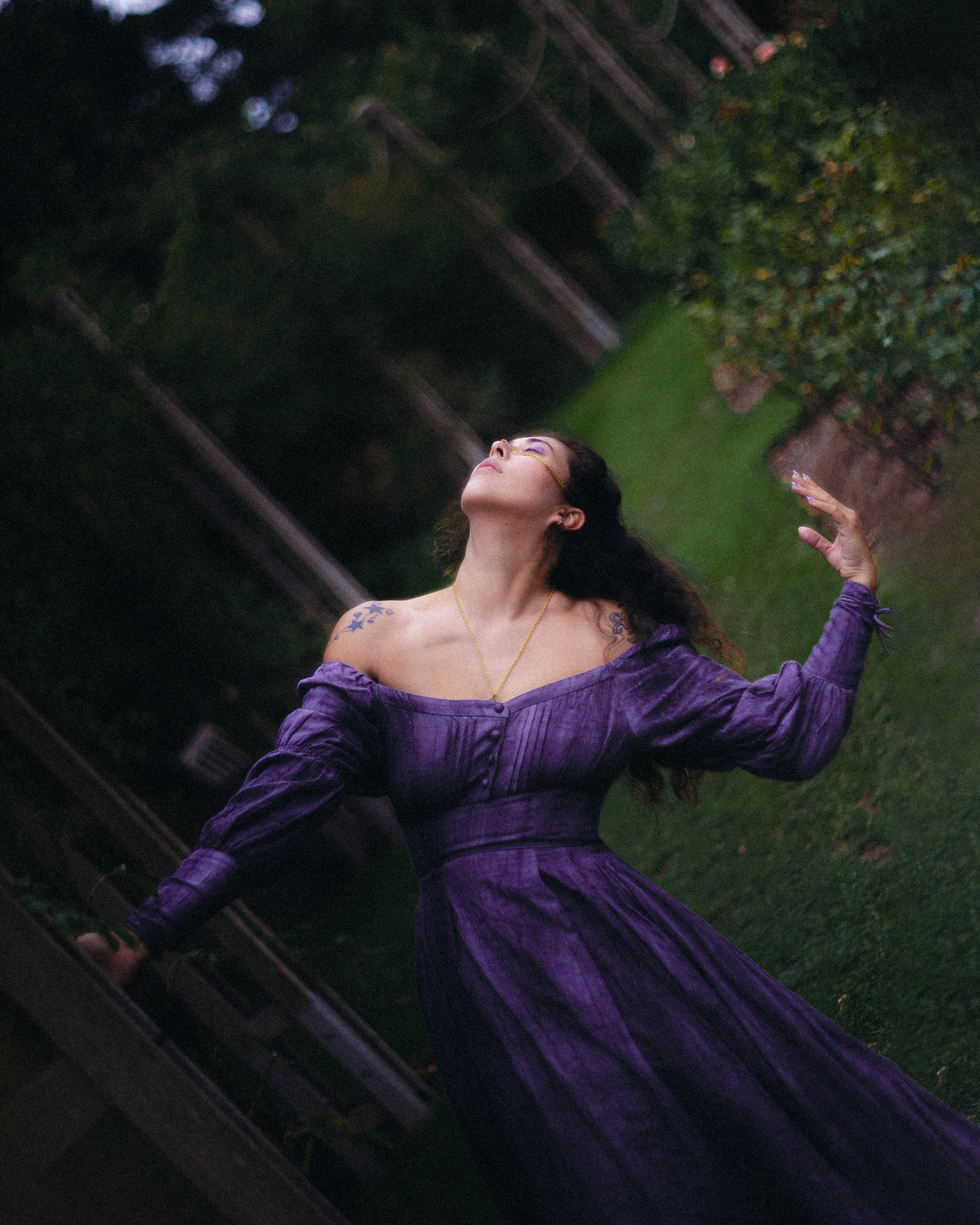 Fairy in Medieval Ruins Photoshoot. Moth & Moss Photography