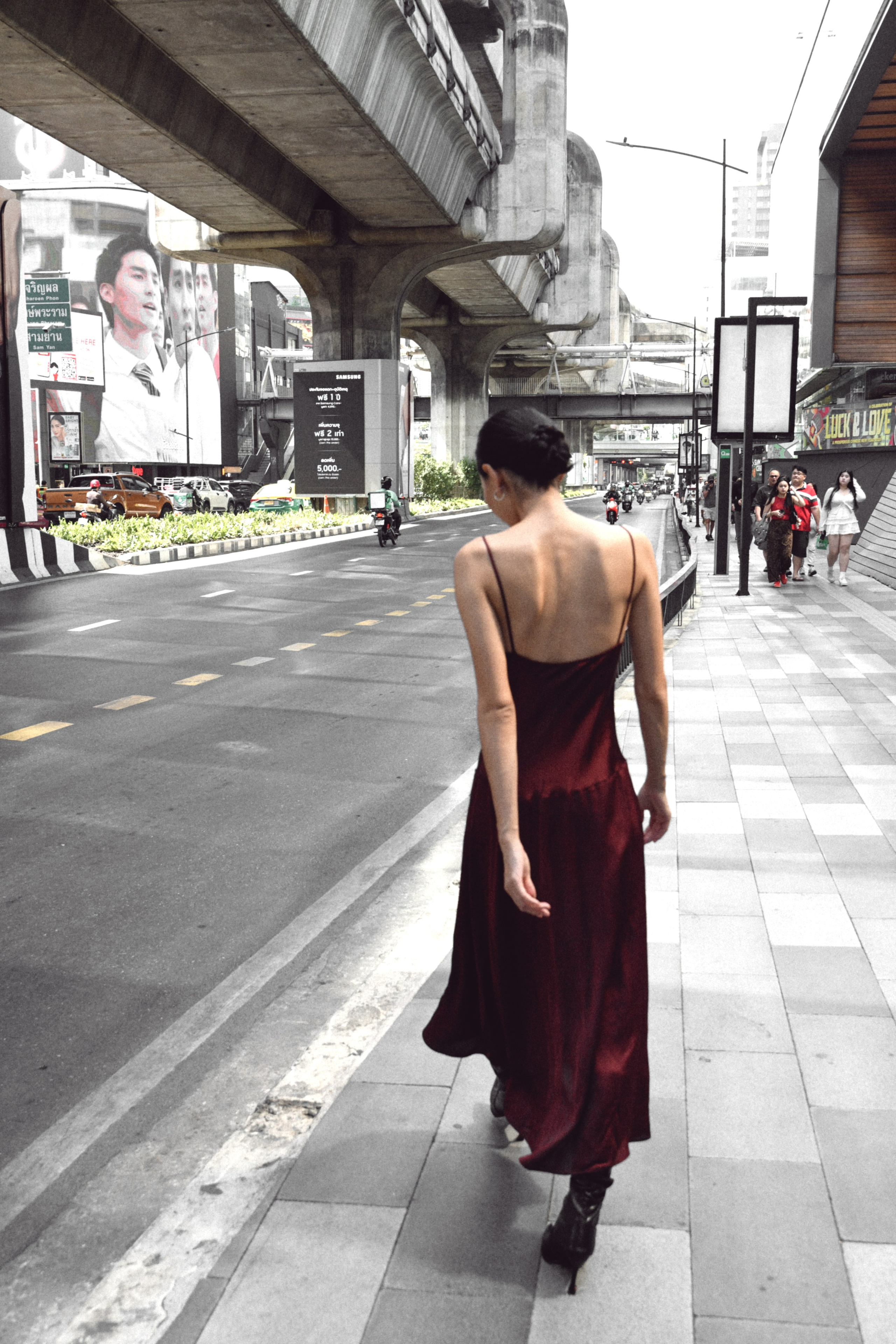 Street for Wiktoria Tao jewelry. Stylist