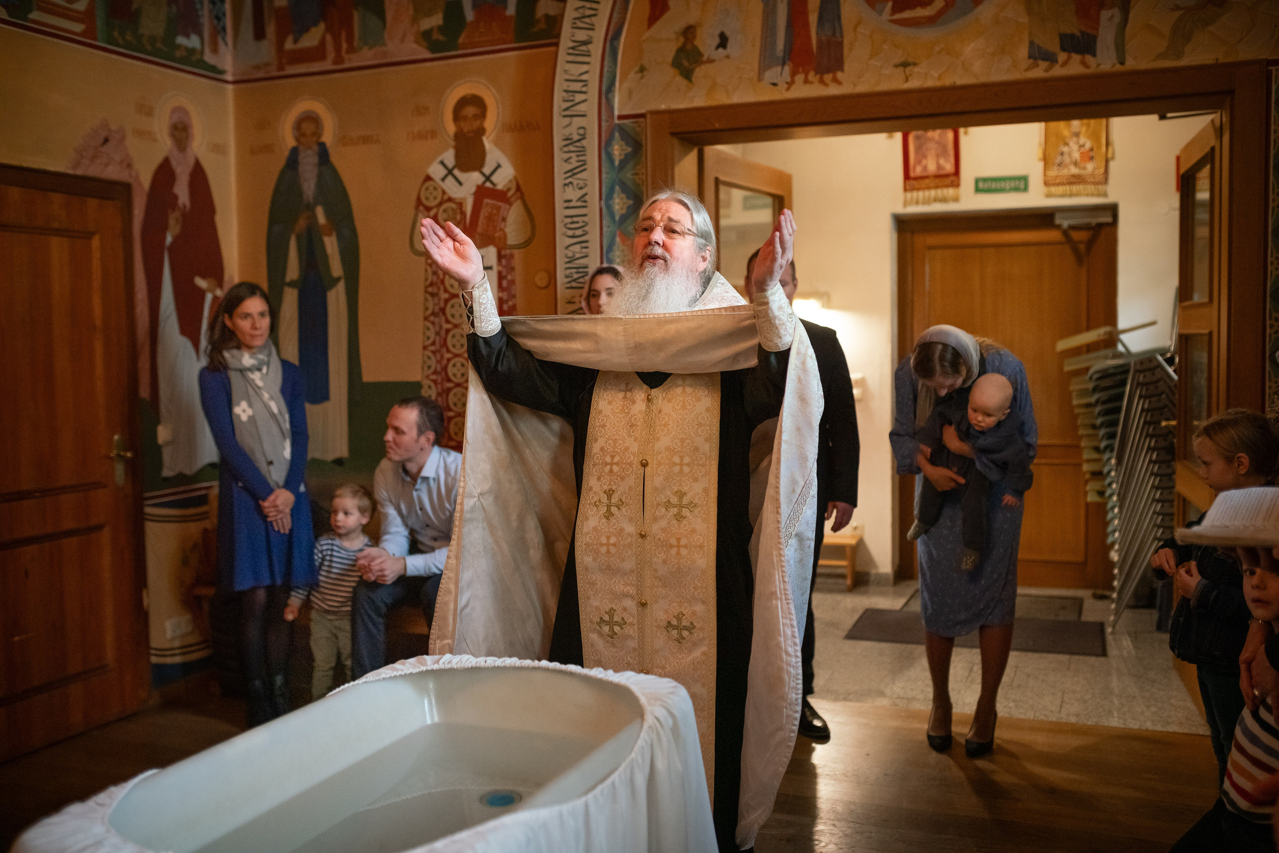 Baptism. Familien- und Kinderfotografin Katerina Vlasenko, München