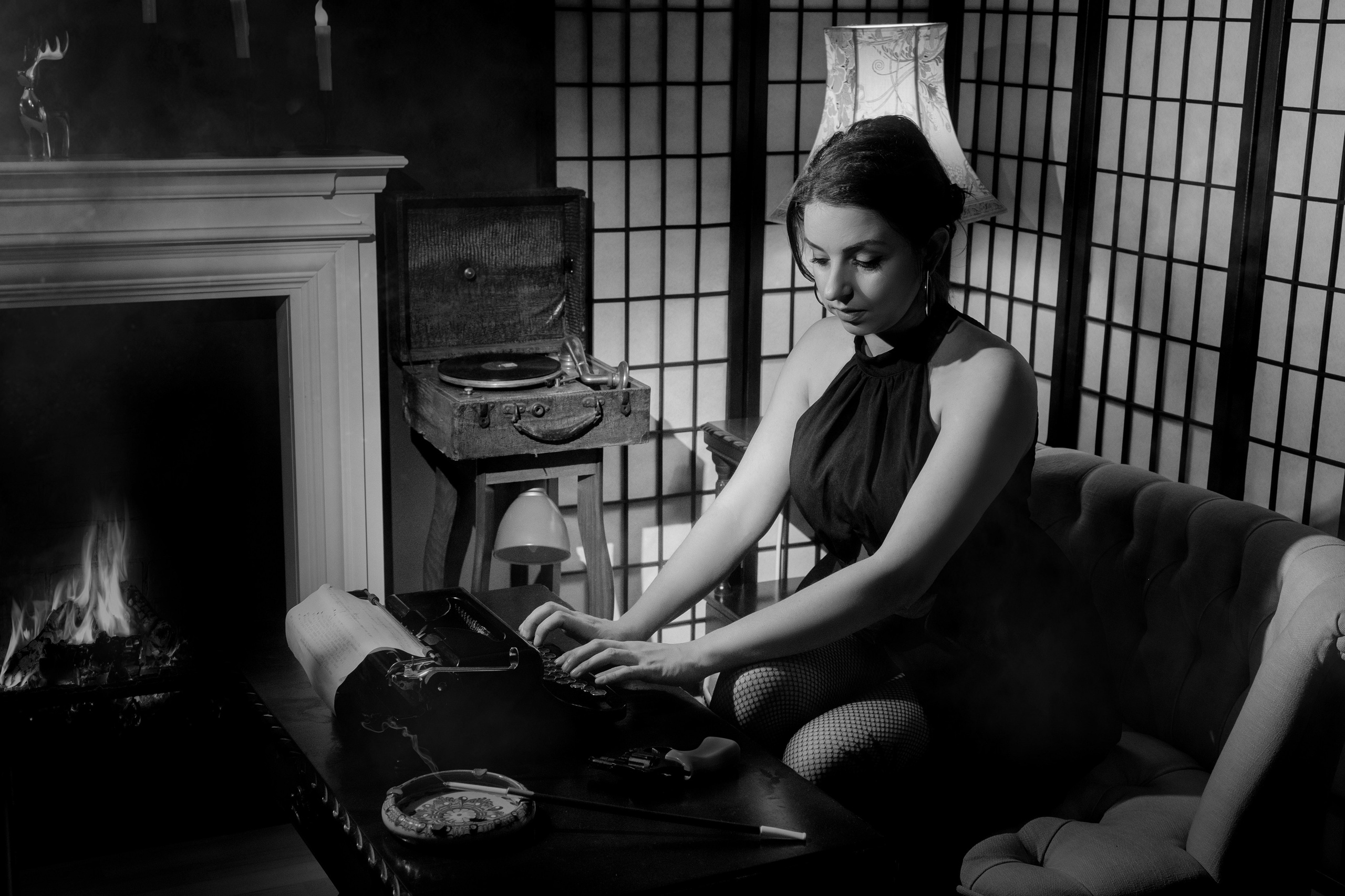 Noir. Fashion and portrait photographer in London Roman Pilipenko