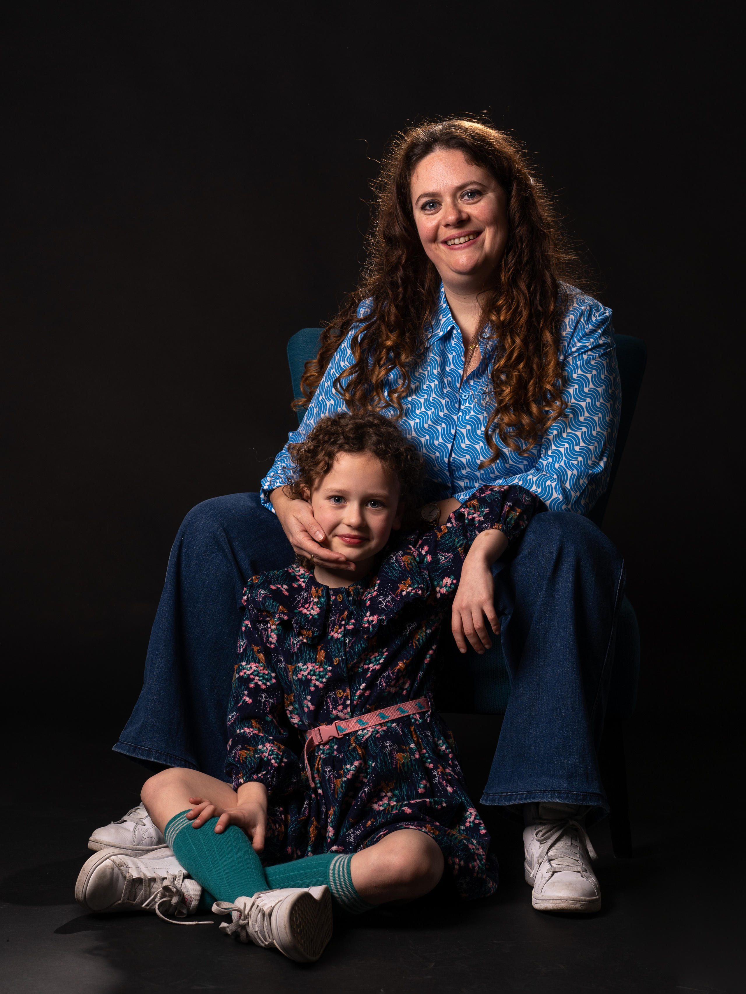 Sylvie en Lisanne. Tatyana Van Hedent een fotograaf te Zele, Oost-Vlaanderen