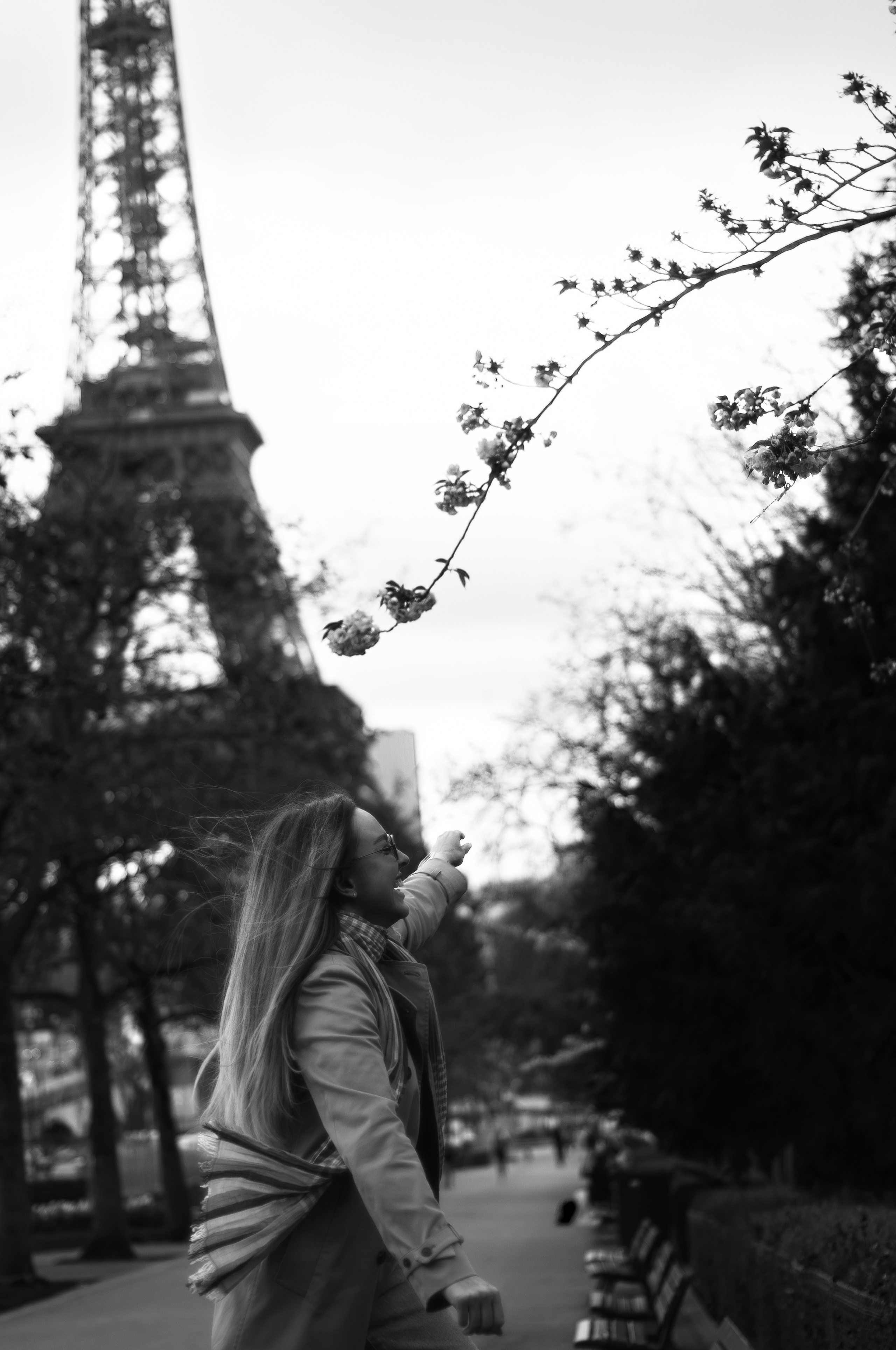 Цветущие сады Эйфелевой башни. Фотограф в Париже Полина Осипова