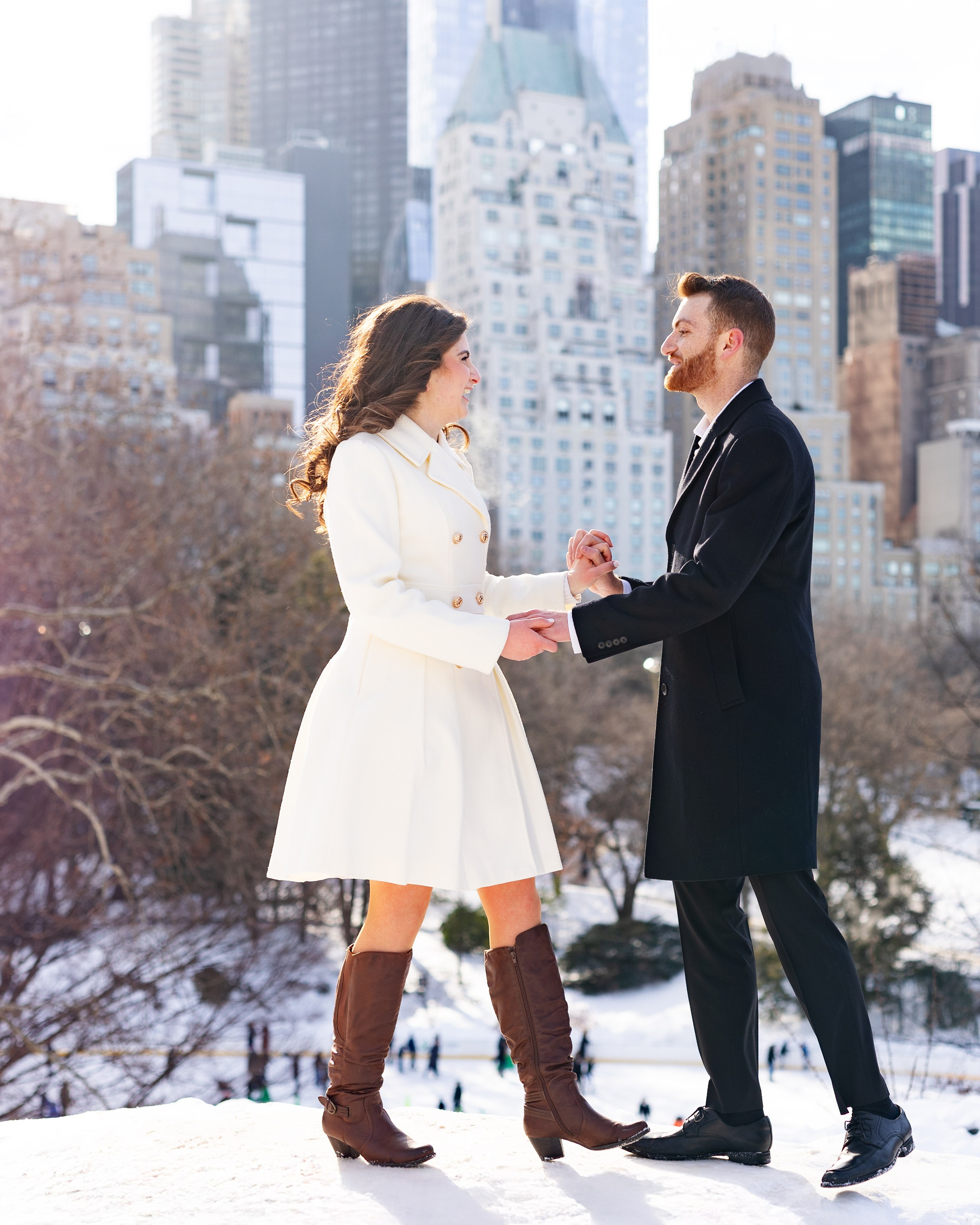 Winter Love in Central Park. Family, lifestyle, and commercial photography in New York and New Jersey